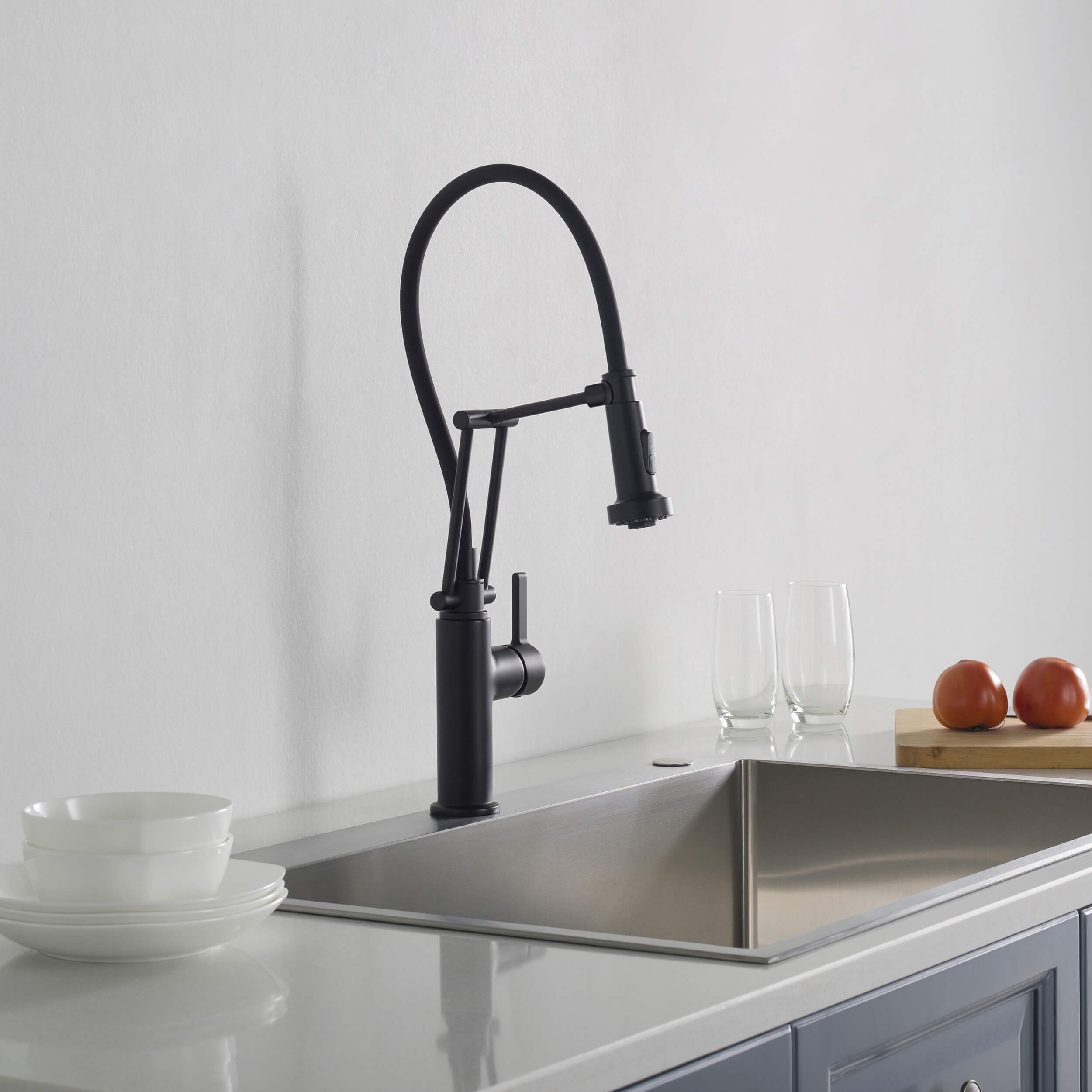 Vista Single Handle Pull Down Kitchen Faucet - CKF-2014