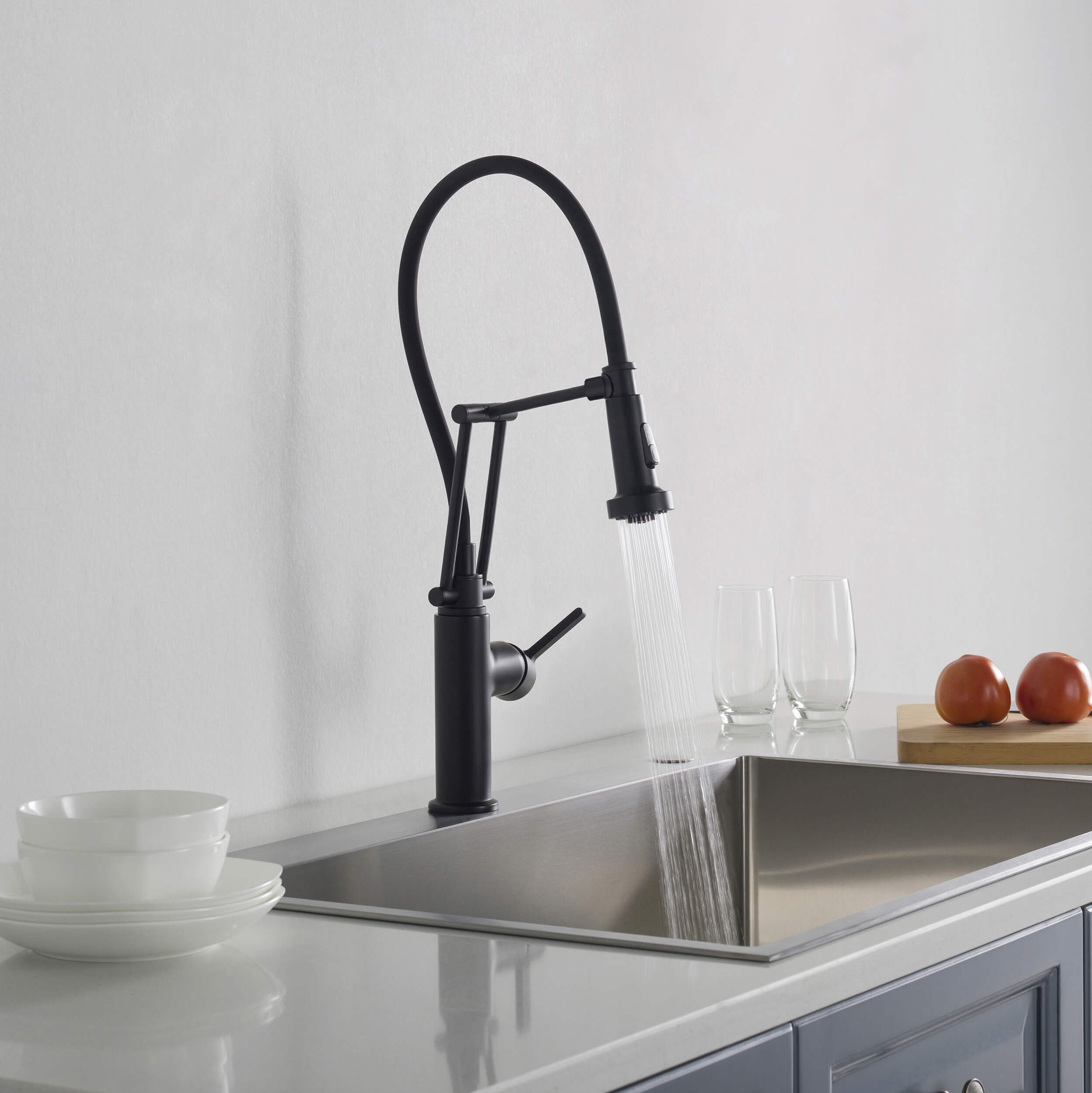 Vista Single Handle Pull Down Kitchen Faucet - CKF-2014