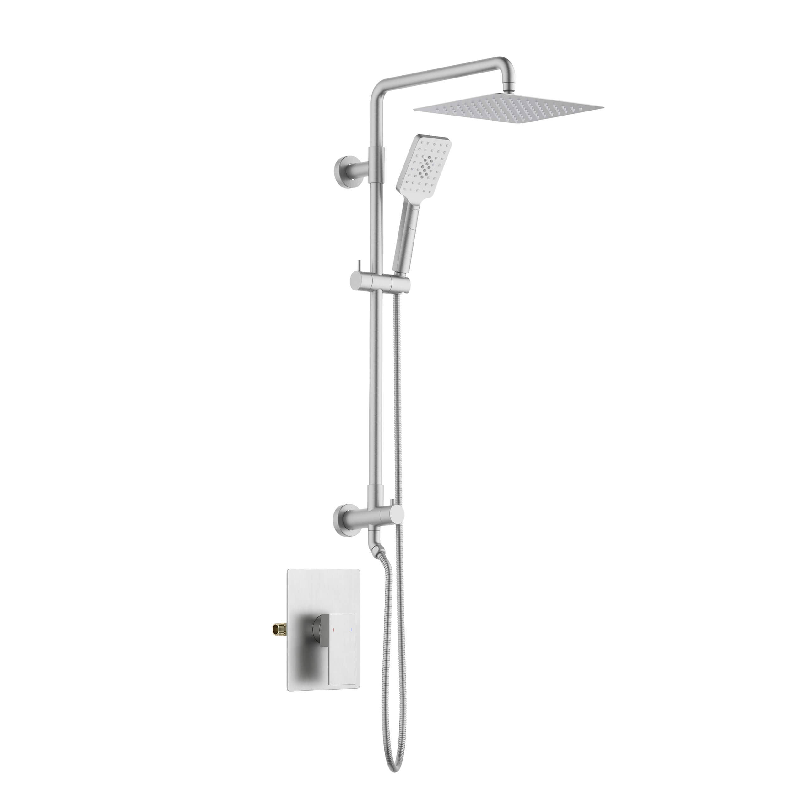 Quadra Pressure Balanced 2-Function Wall Mount Shower Column with Rough In Valve - CSC-4104