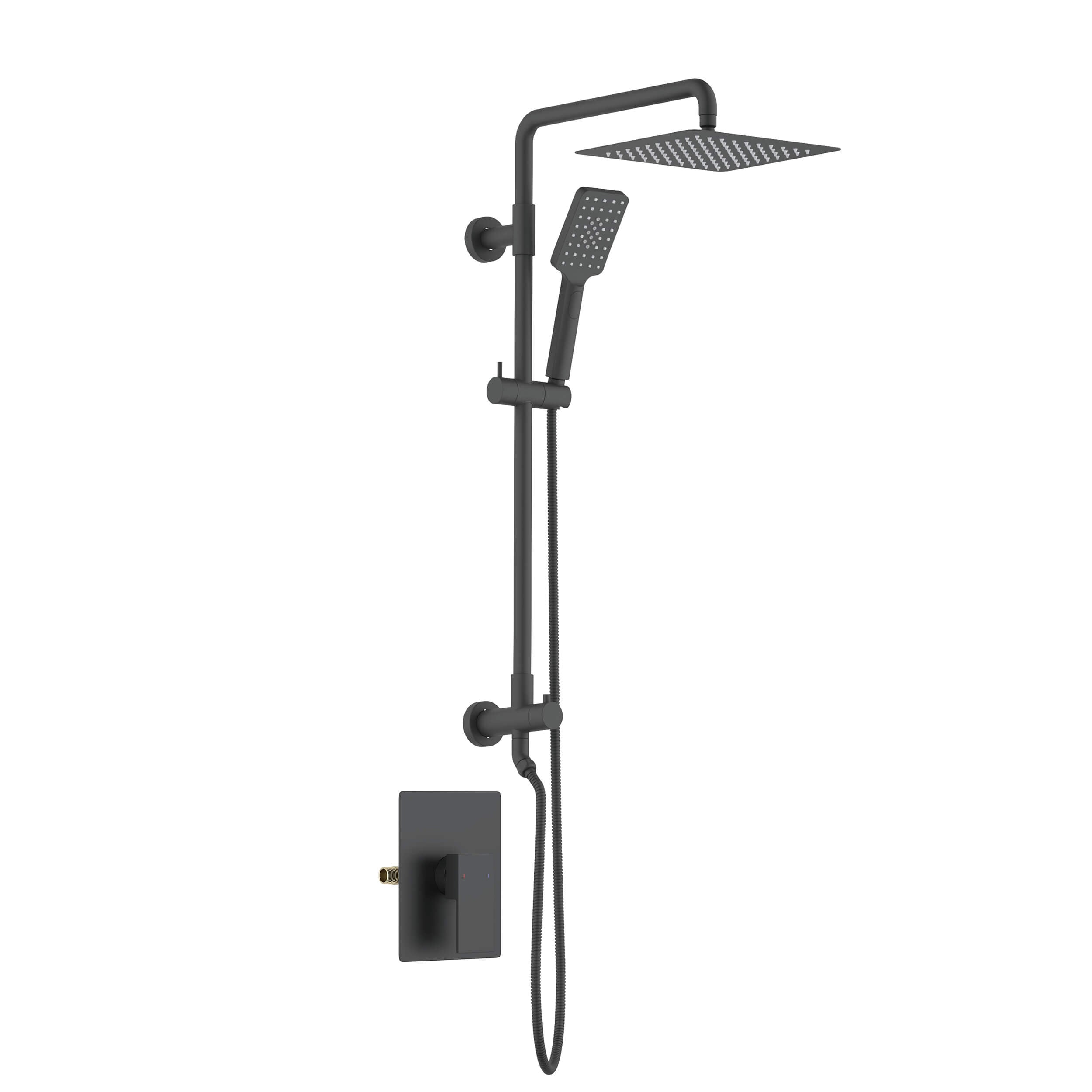 Quadra Pressure Balanced 2-Function Wall Mount Shower Column with Rough In Valve - CSC-4104