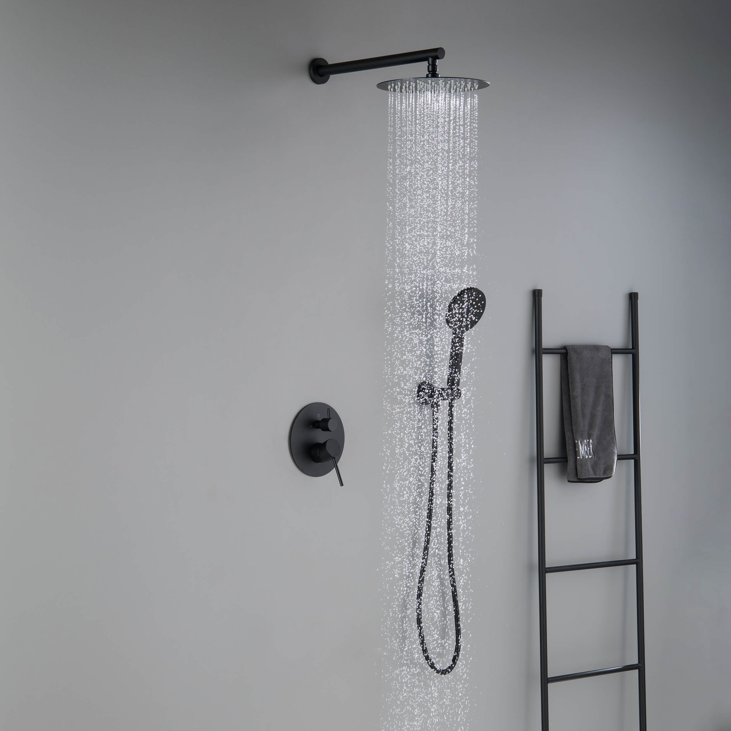 Halo Pressure Balanced 2-Function Wall Mount Shower System with Rough-in Valve - CSF-4003