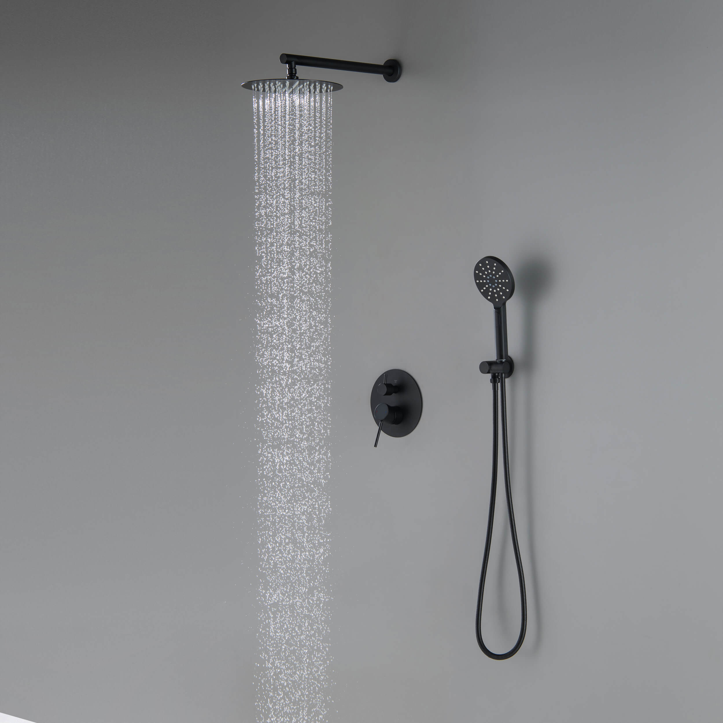 Halo Pressure Balanced 2-Function Wall Mount Shower System with Rough-in Valve - CSF-4003