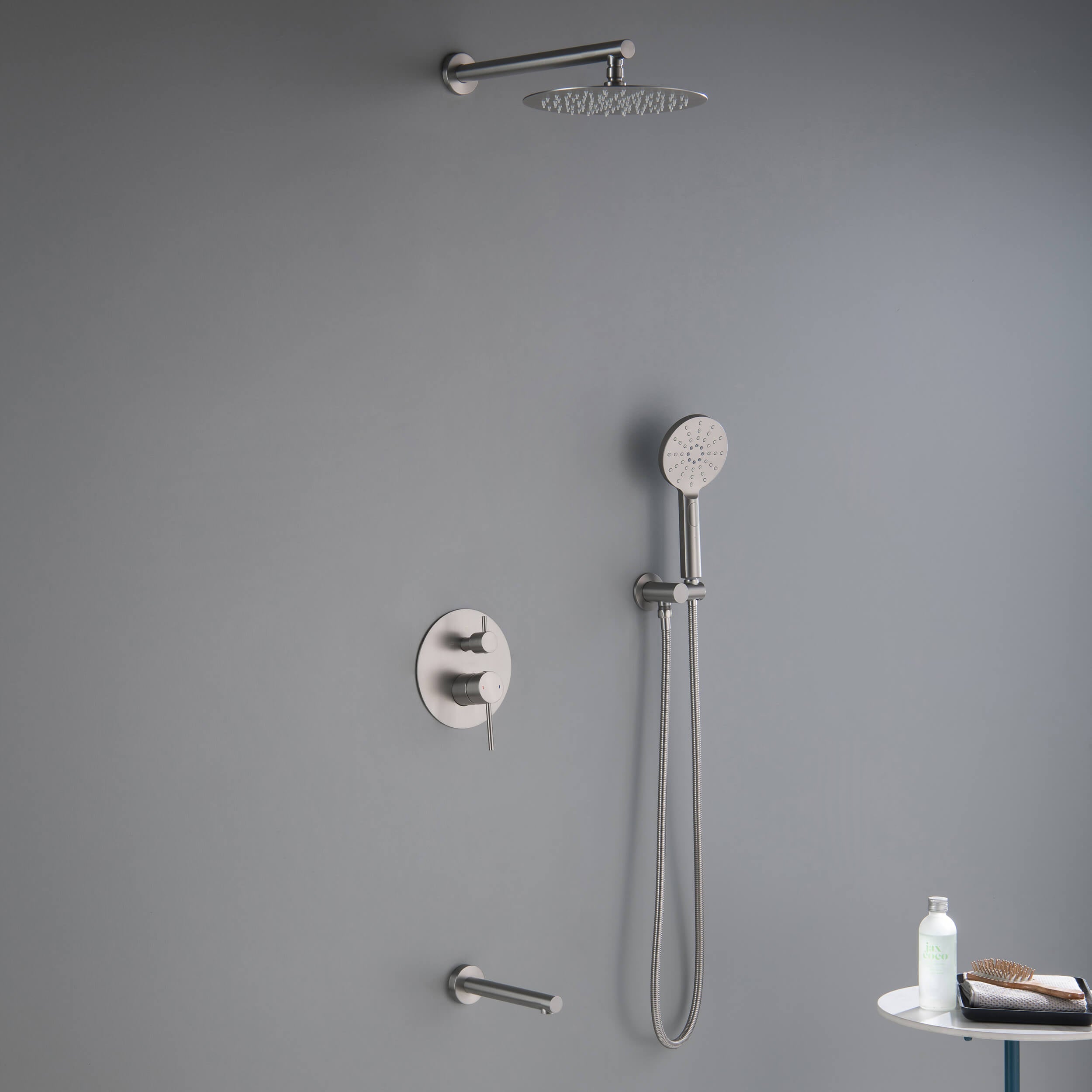 Halo Pressure Balanced 3-Function Wall Mount Shower System with Rough-In Valve - CSF-4004
