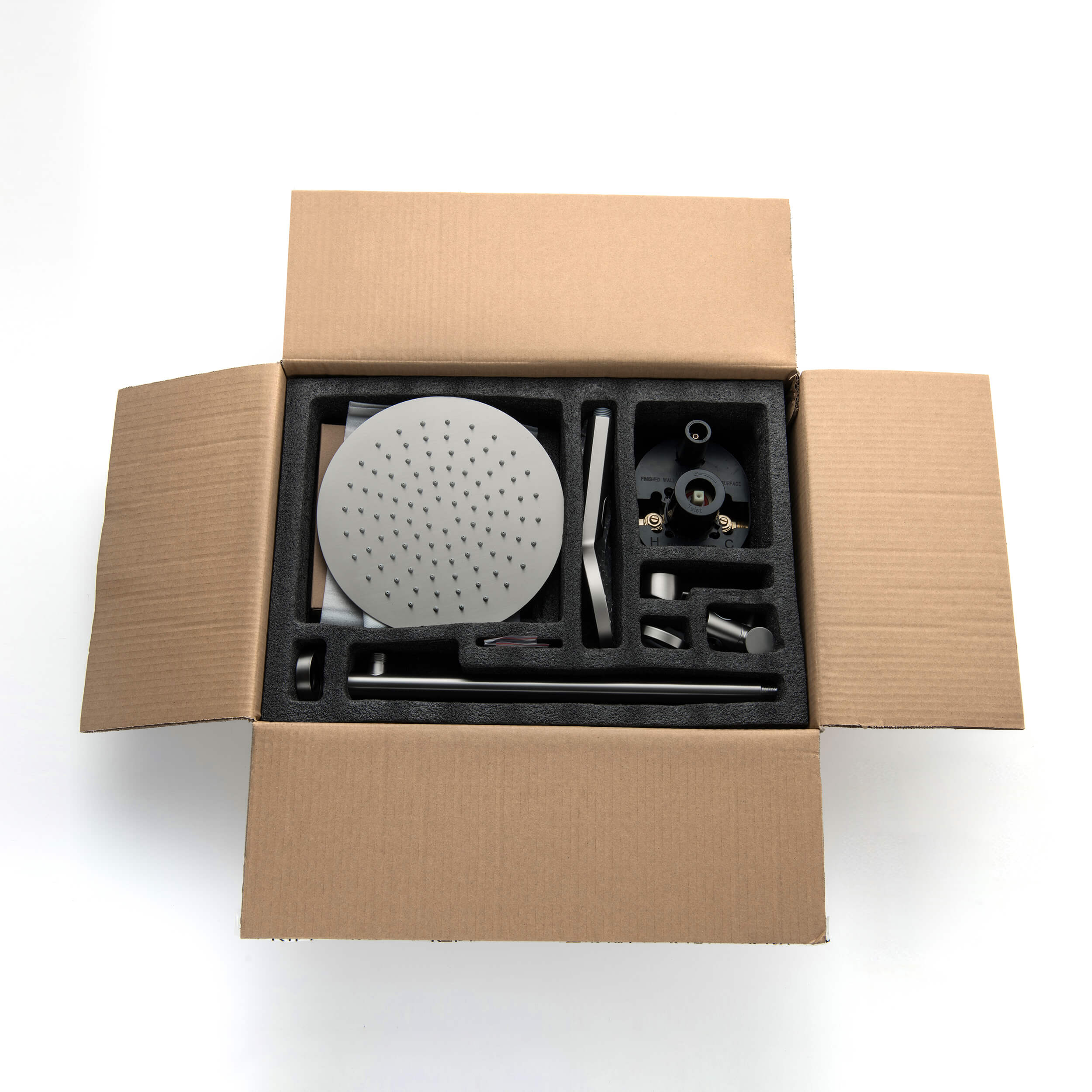 Halo Pressure Balanced 3-Function Wall Mount Shower System with Rough-In Valve - CSF-4004