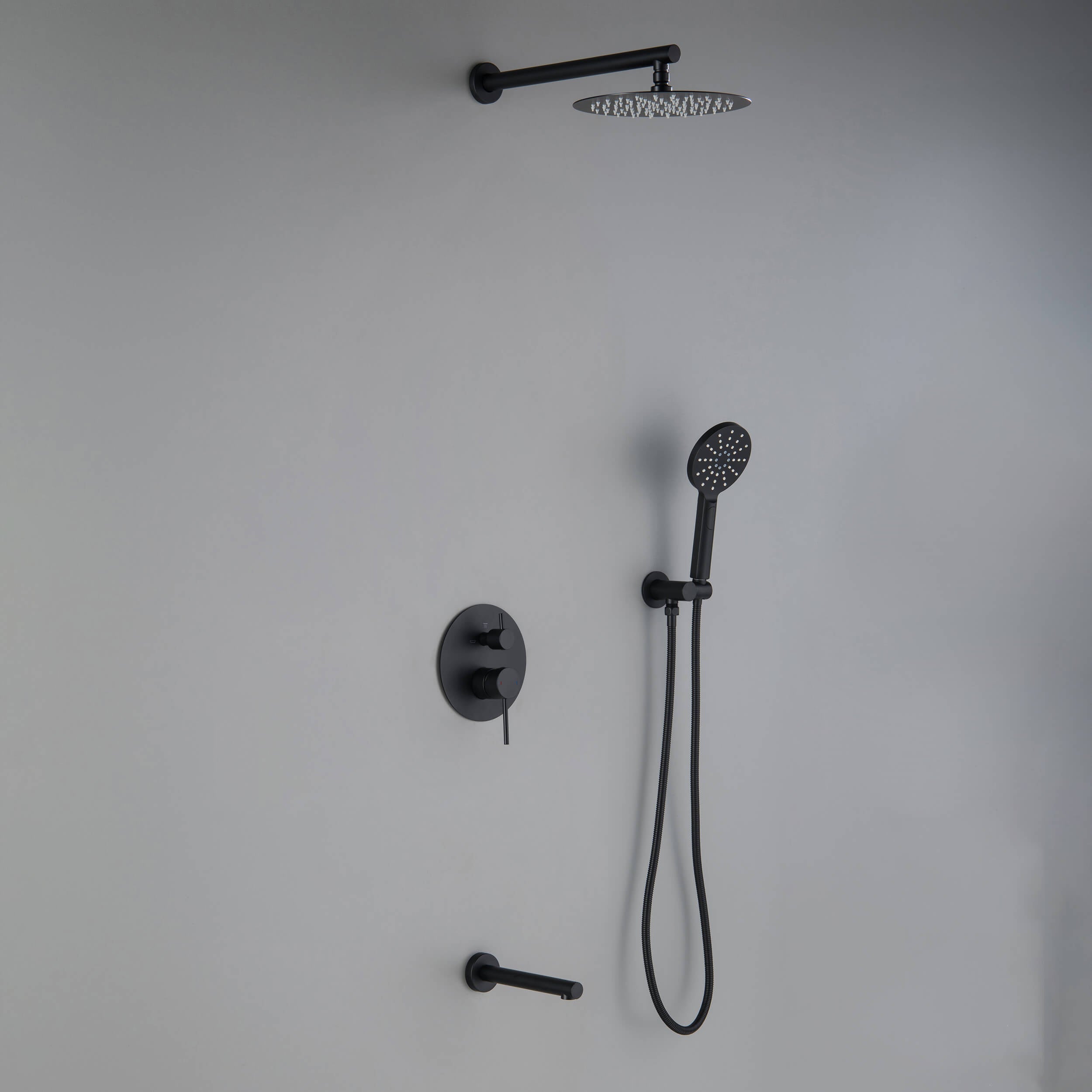 Halo Pressure Balanced 3-Function Wall Mount Shower System with Rough-In Valve - CSF-4004