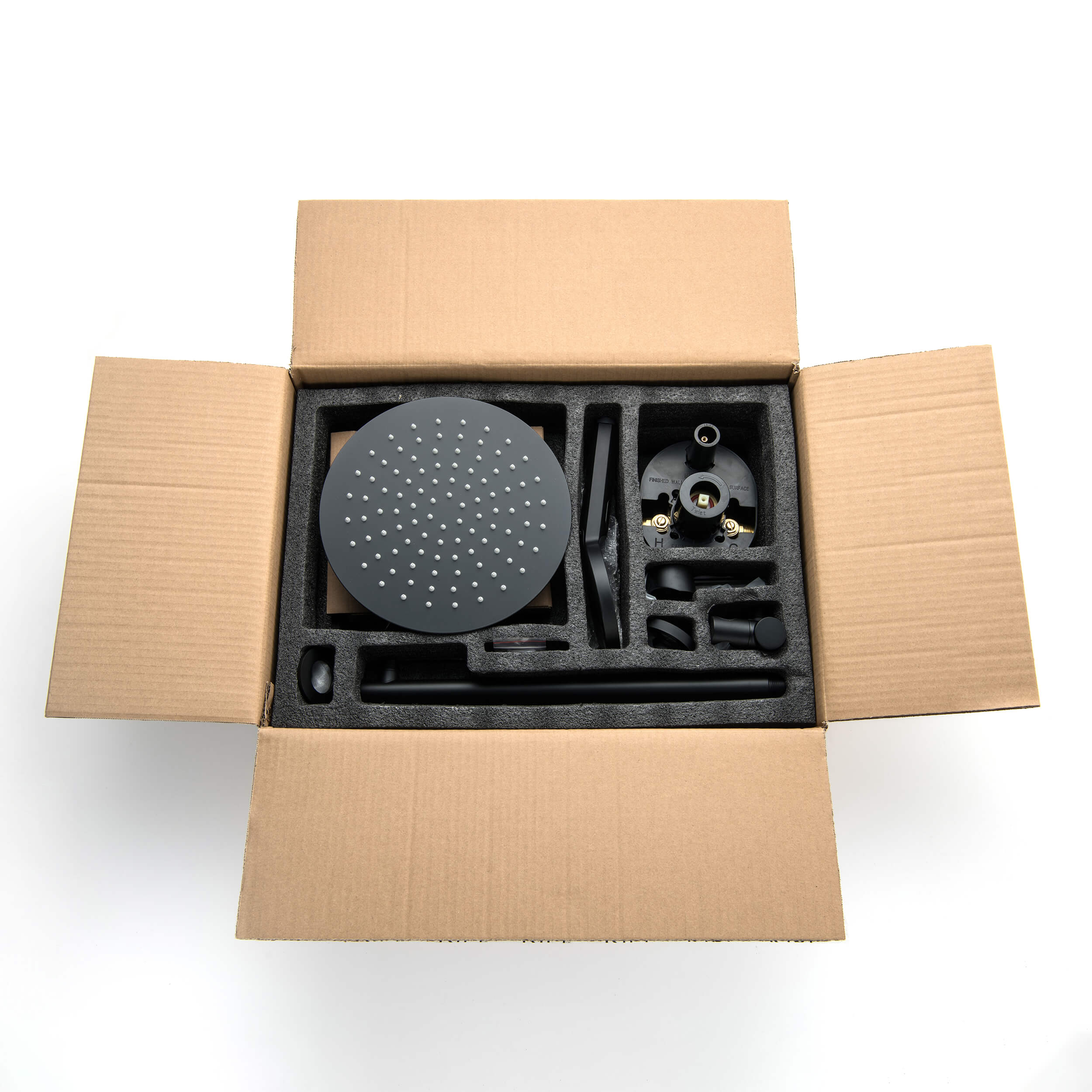 Halo Pressure Balanced 3-Function Wall Mount Shower System with Rough-In Valve - CSF-4004