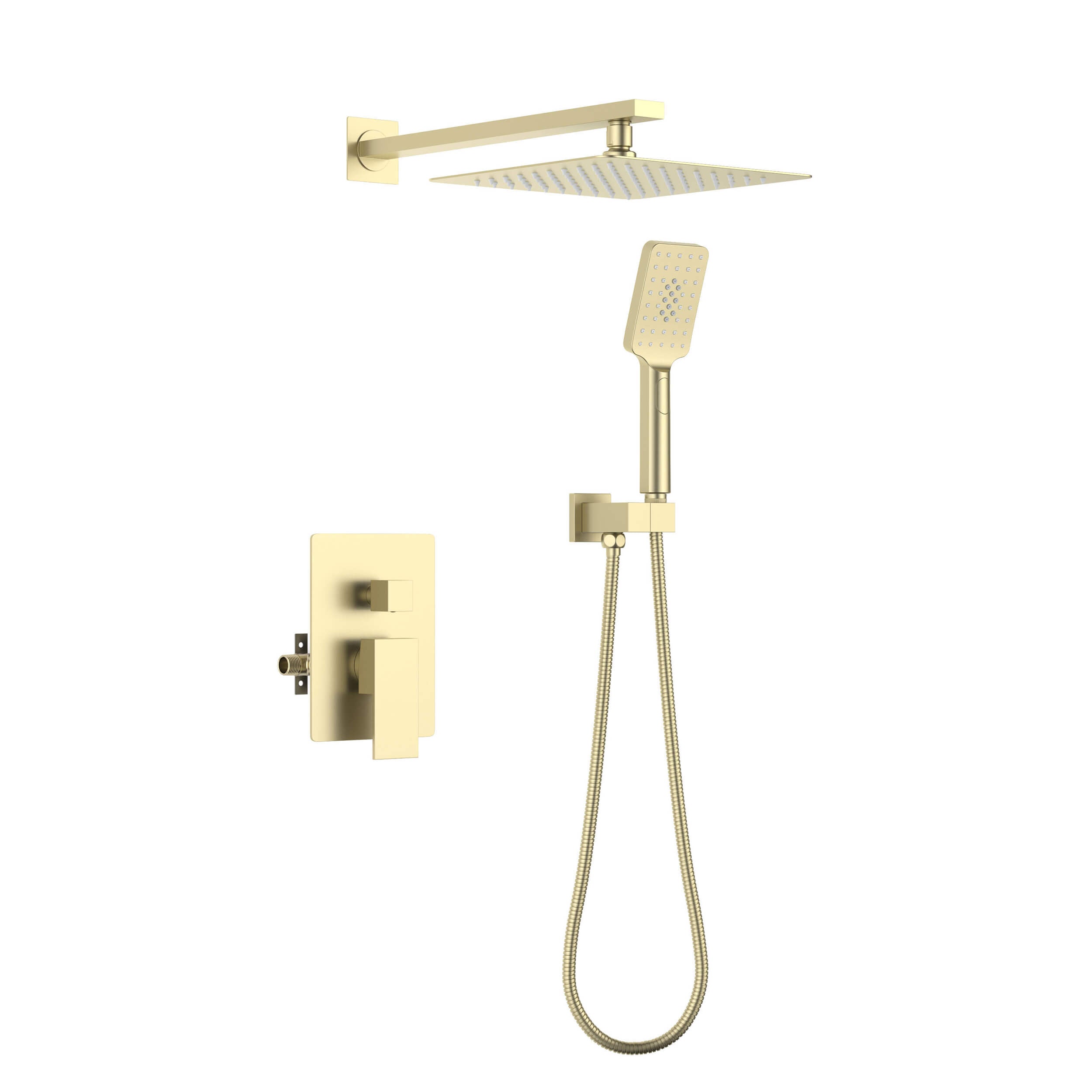 Quadra Pressure Balanced 2-Function Wall Mount Shower System with Rough-In Valve - CSF-4005