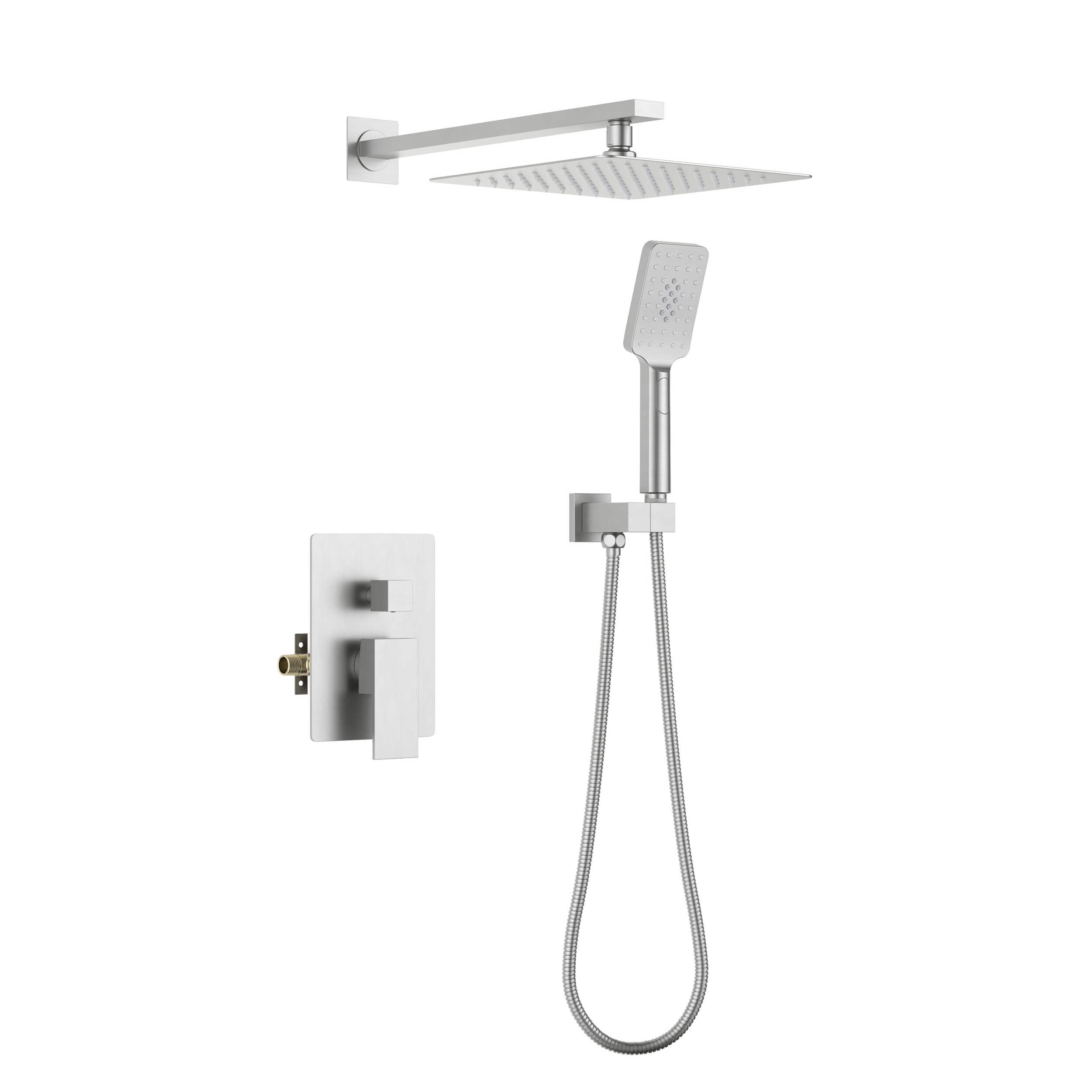 Quadra Pressure Balanced 2-Function Wall Mount Shower System with Rough-In Valve - CSF-4005