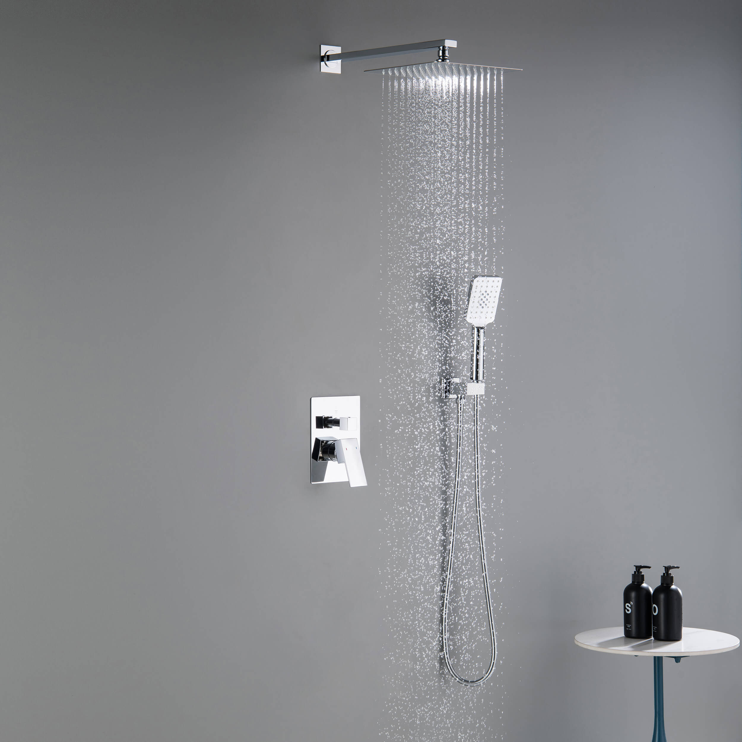 Quadra Pressure Balanced 2-Function Wall Mount Shower System with Rough-In Valve - CSF-4005