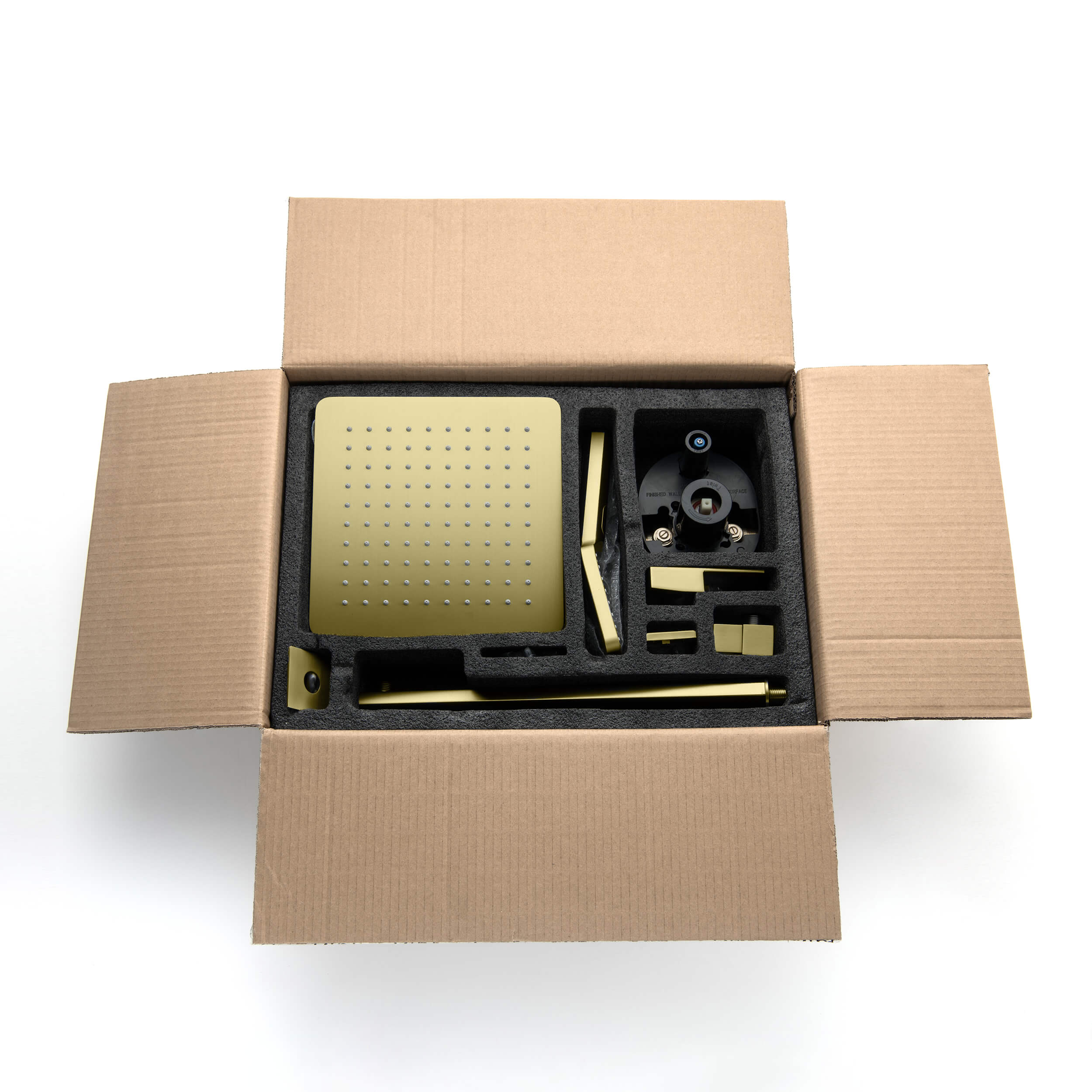 Quadra Pressure Balanced 3-Function Wall Mount Shower System with Rough-In Valve - CSF-4006