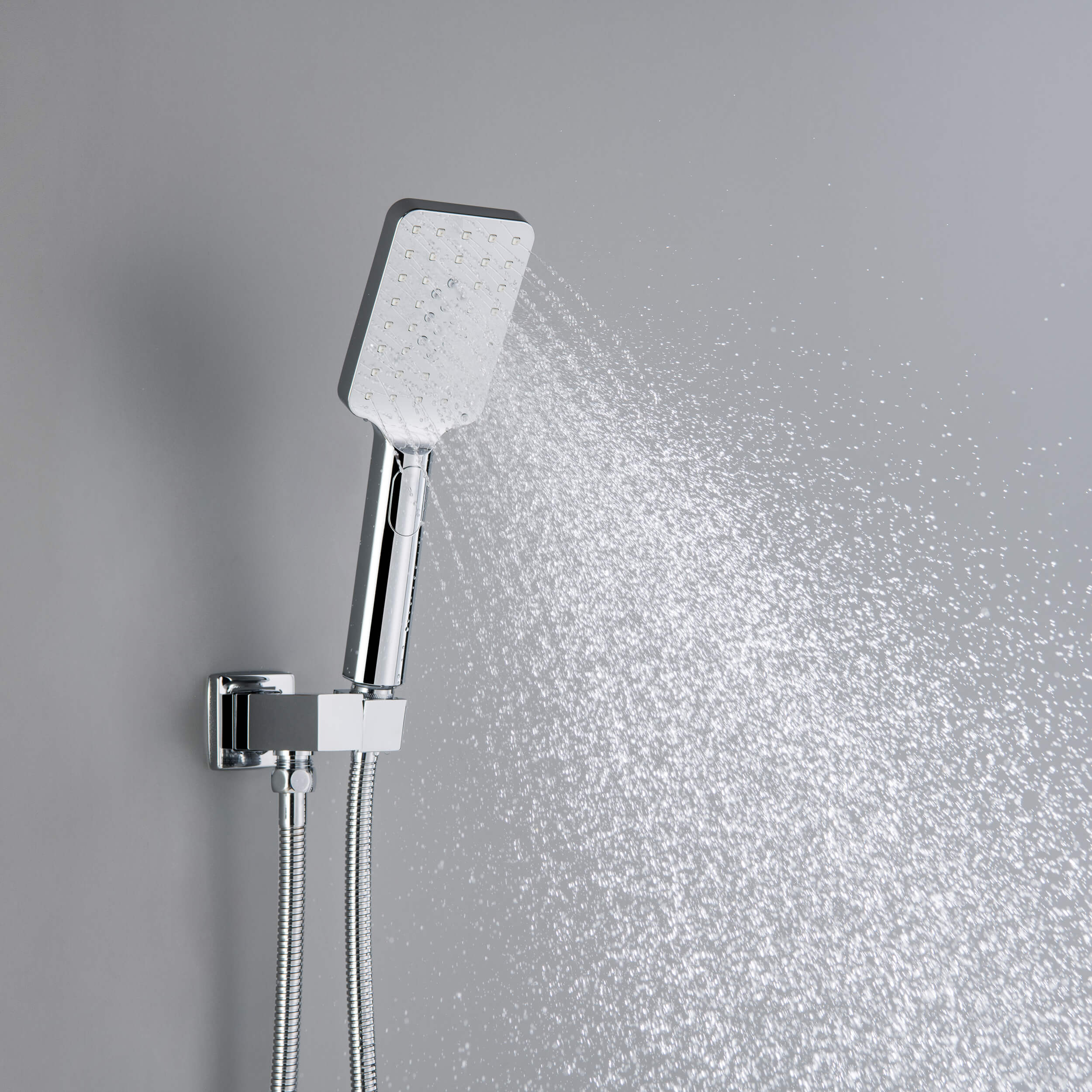 Quadra Pressure Balanced 3-Function Wall Mount Shower System with Rough-In Valve - CSF-4006