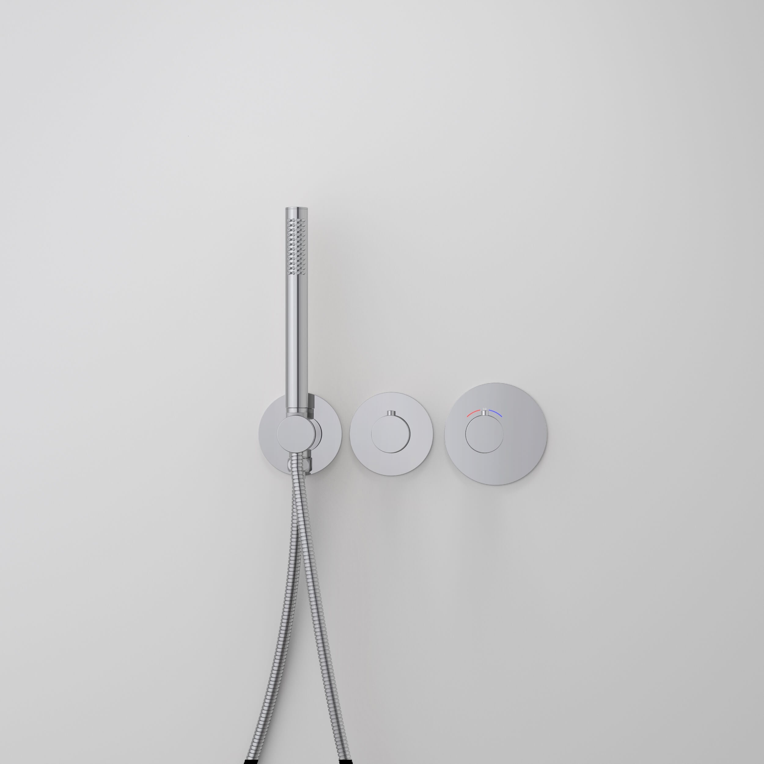 Halo 2-Function Thermostatic Wall Mount Shower System with Rough-in Valve - CSF-4010