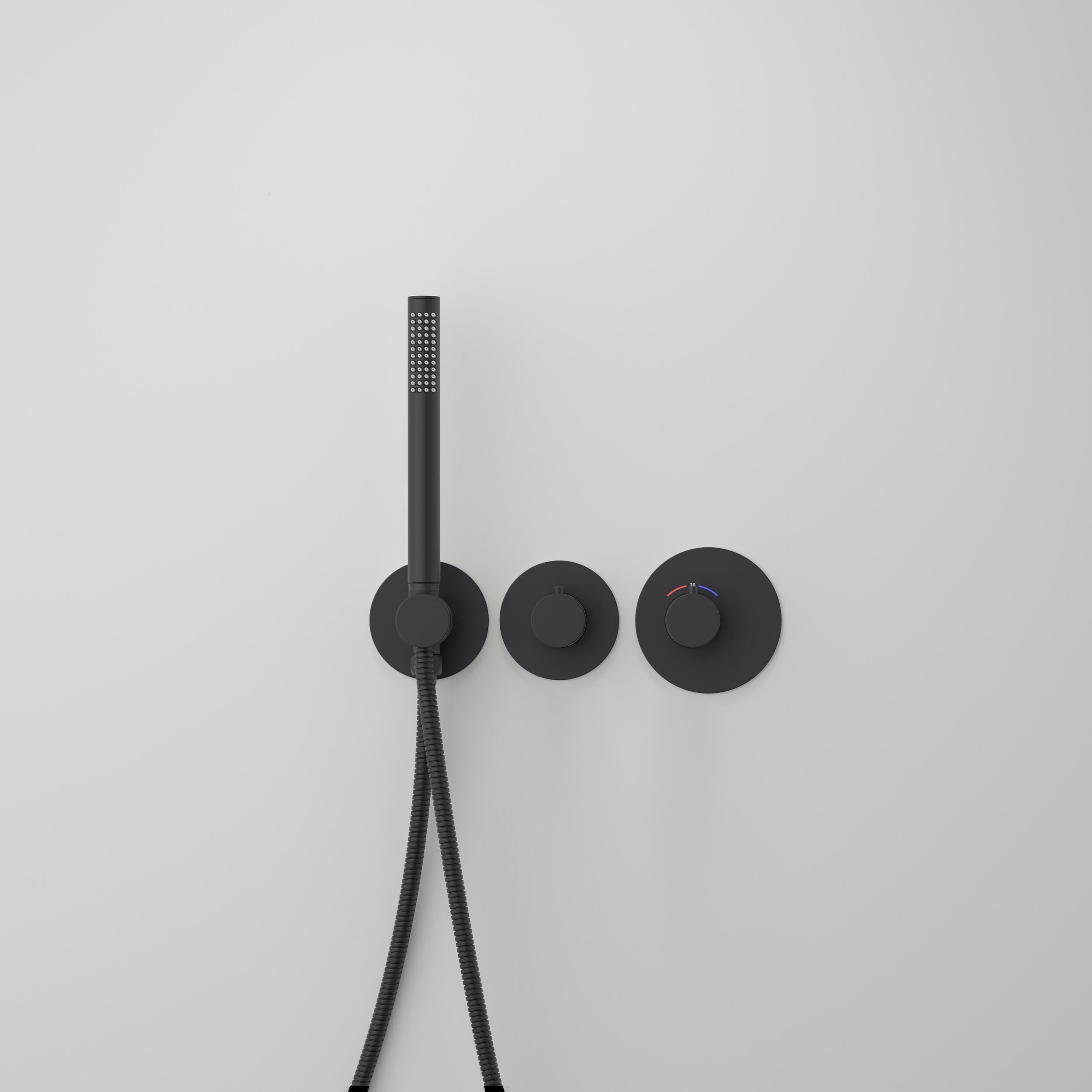 Halo 2-Function Thermostatic Wall Mount Shower System with Rough-in Valve - CSF-4010