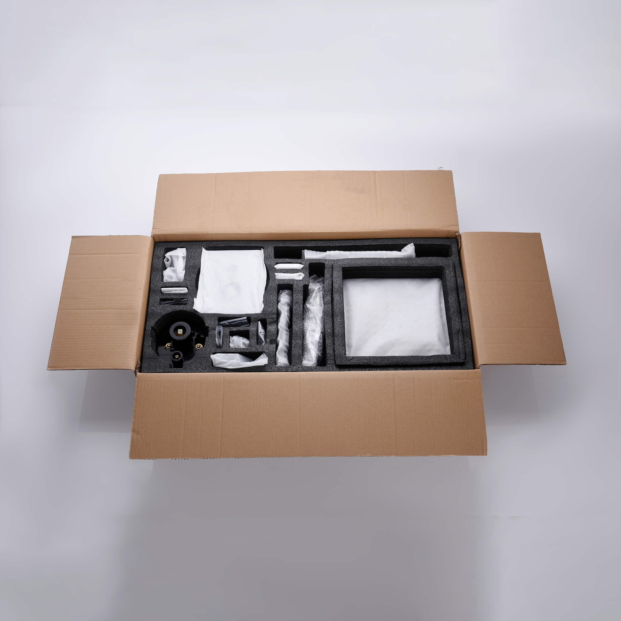 Quadra Pressure Balanced 3-Function Ceiling Mount Shower System with Rough-In Valve - CSF-4013