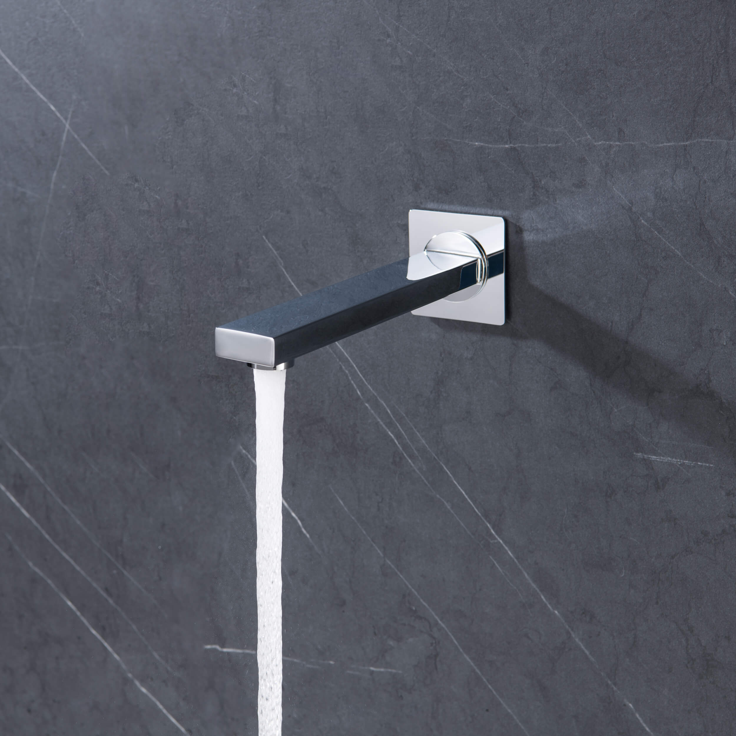 Quadra Pressure Balanced 3-Function Ceiling Mount Shower System with Rough-In Valve - CSF-4013