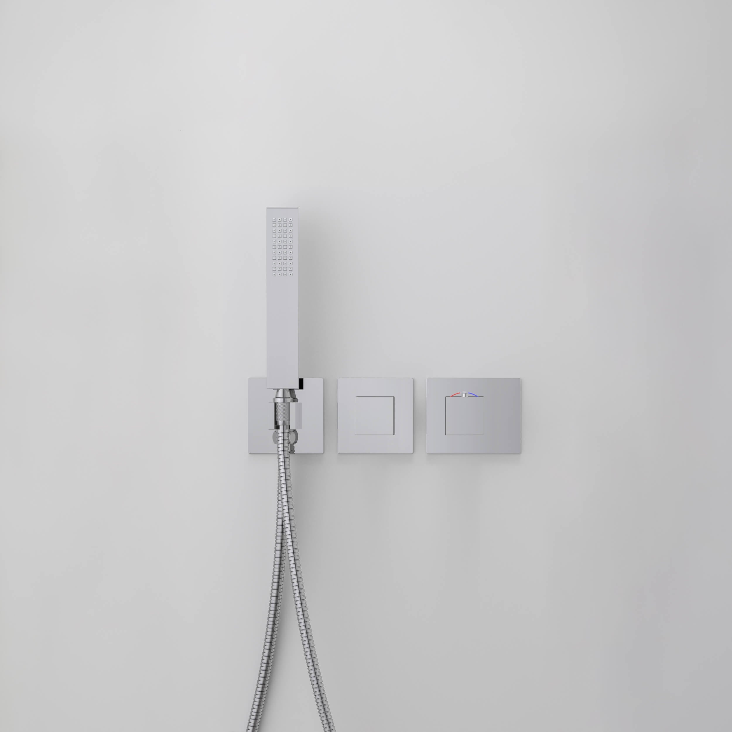 Quadra 2-Function Thermostatic Wall Mount Shower System With Rough-in Valve - CSF-4014