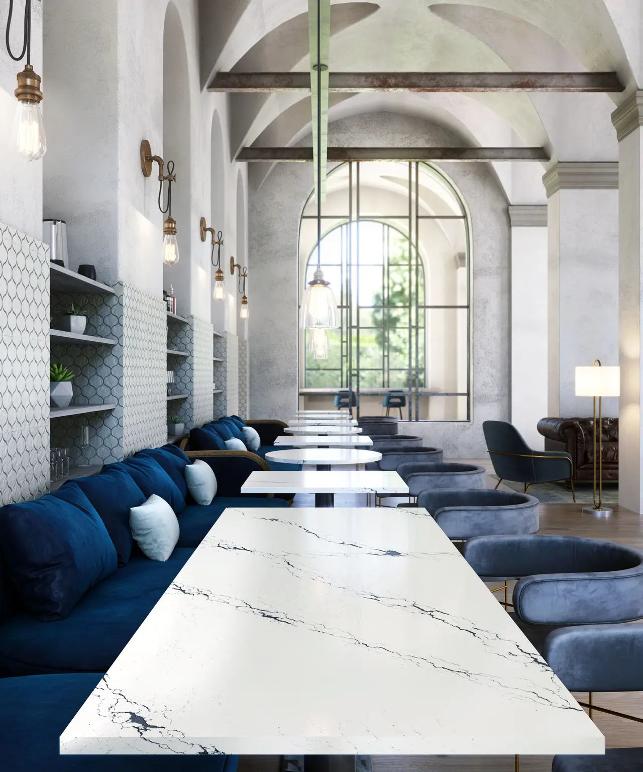 Inverness Cobalt Countertops - Shop at Home Craft Studio - 3