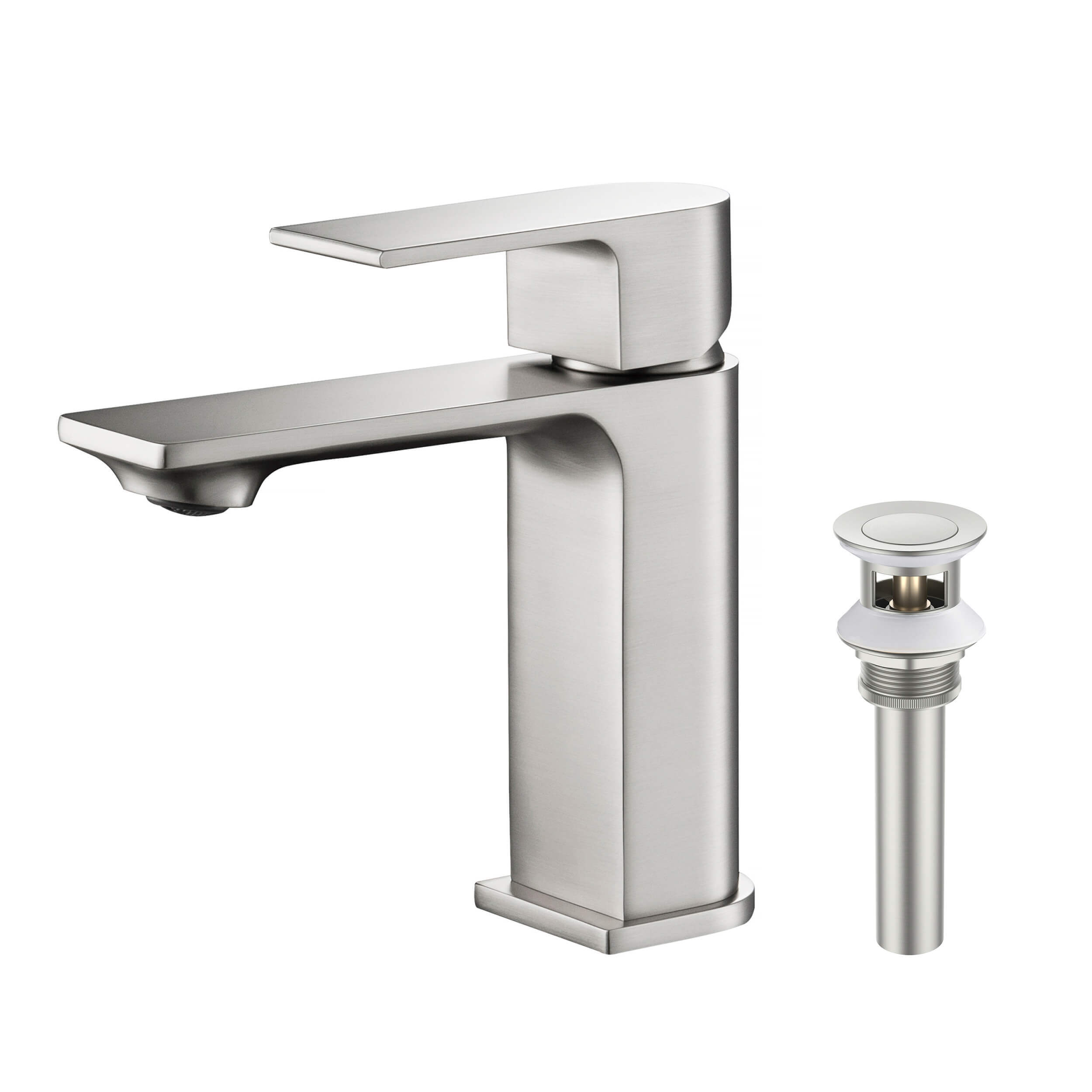 Aurora Single Handle Bathroom Vanity Sink Faucet with Pop Up Drain CBF-1001 - Shop at Home Craft Studio - 7