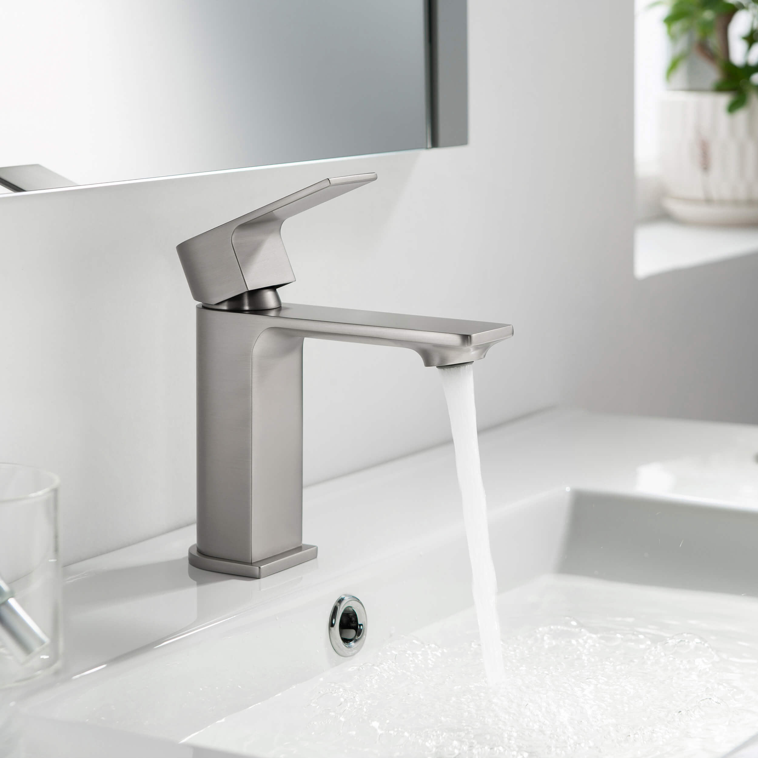 Aurora Single Handle Bathroom Vanity Sink Faucet with Pop Up Drain CBF-1001 - Shop at Home Craft Studio - 10