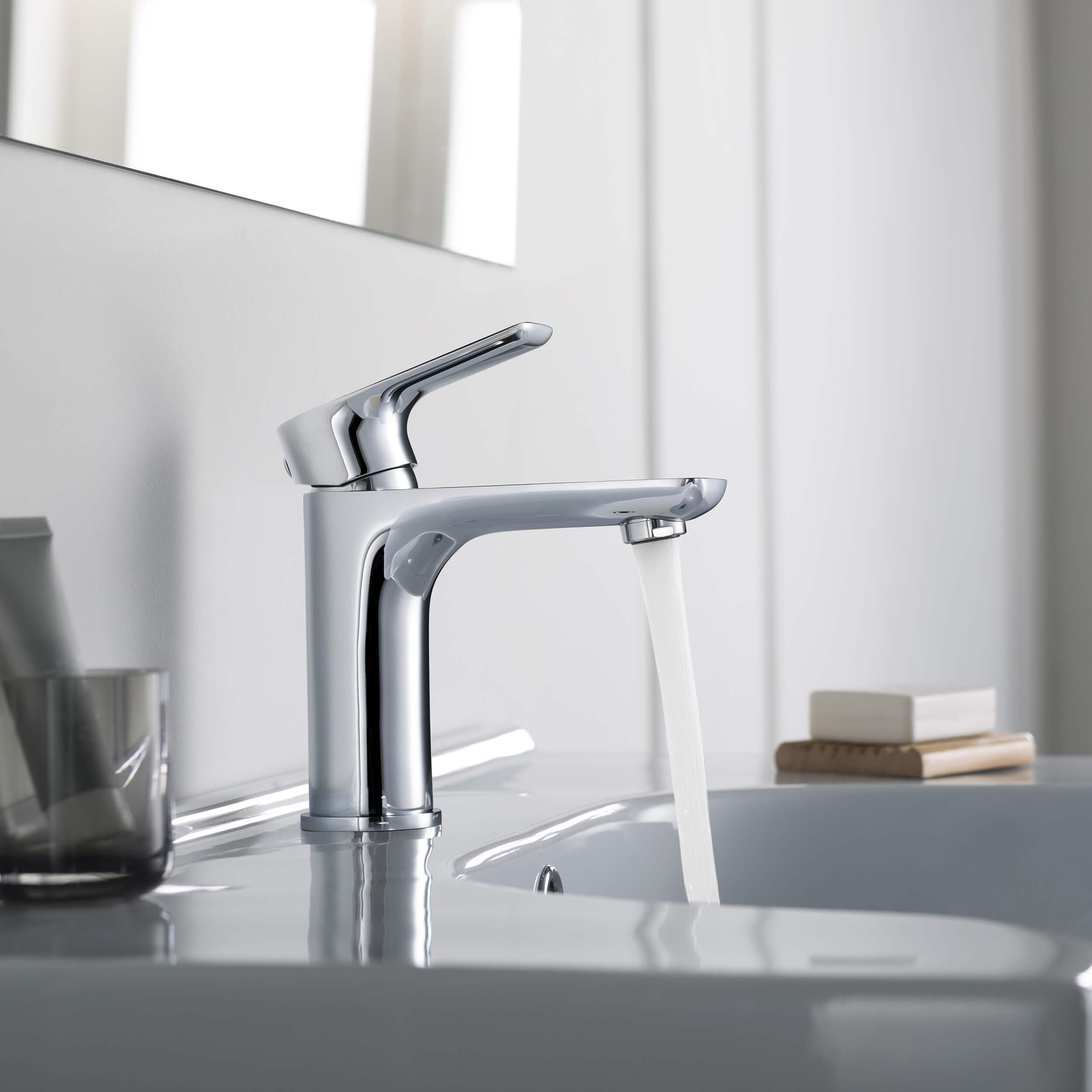 Austin Single Handle Bathroom Vanity Sink Faucet with Pop Up Drain - CBF-1019 - Shop at Home Craft Studio - 14