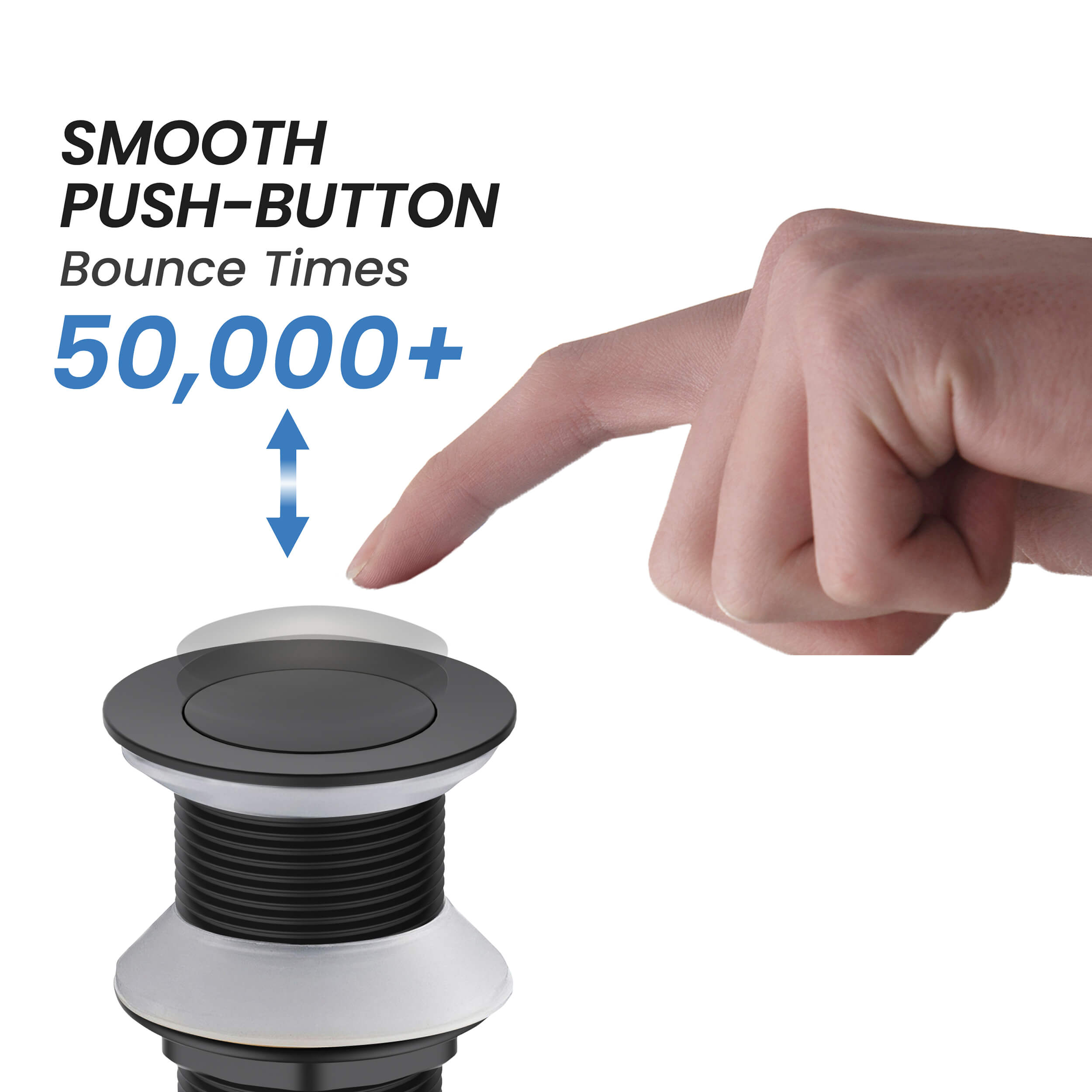 Bathroom Sink Pop Up Drain Stopper Small Cover without Overflow - PW-2 - Shop at Home Craft Studio - 26
