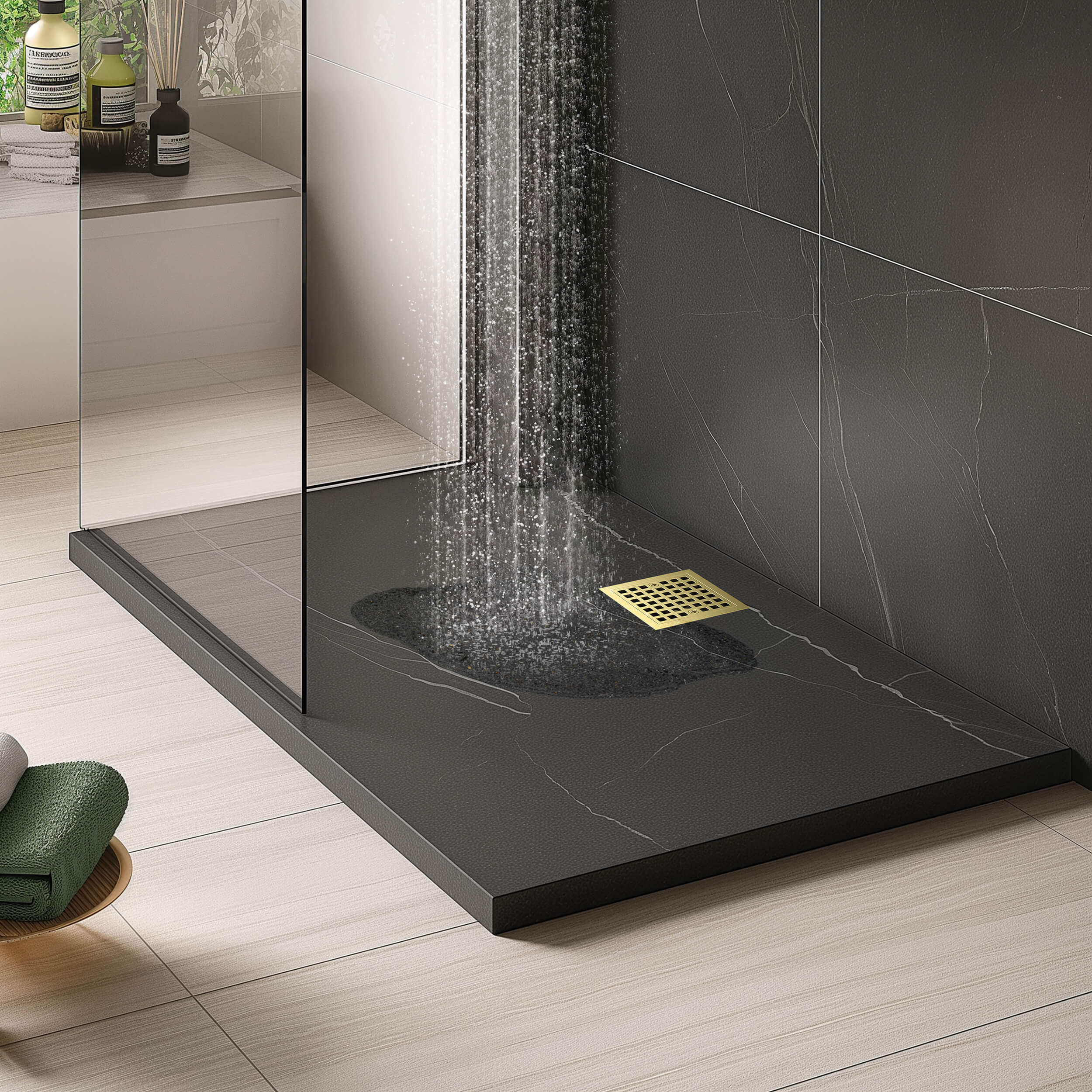 Casa 4" Tile-In Shower Drain - CFD-0401 - Shop at Home Craft Studio - 8