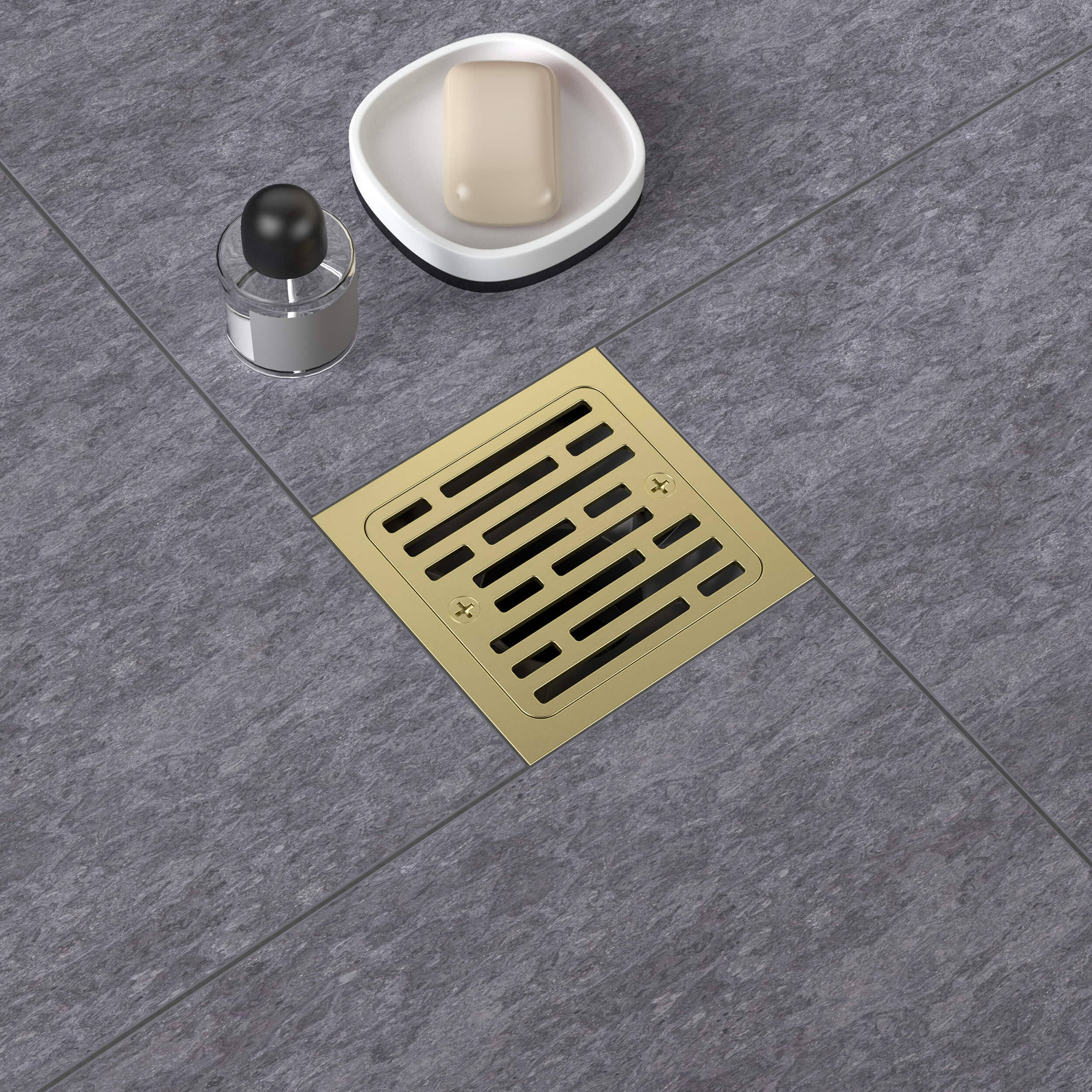 Casa 4" Tile-In Shower Drain - CFD-0403 - Shop at Home Craft Studio - 2
