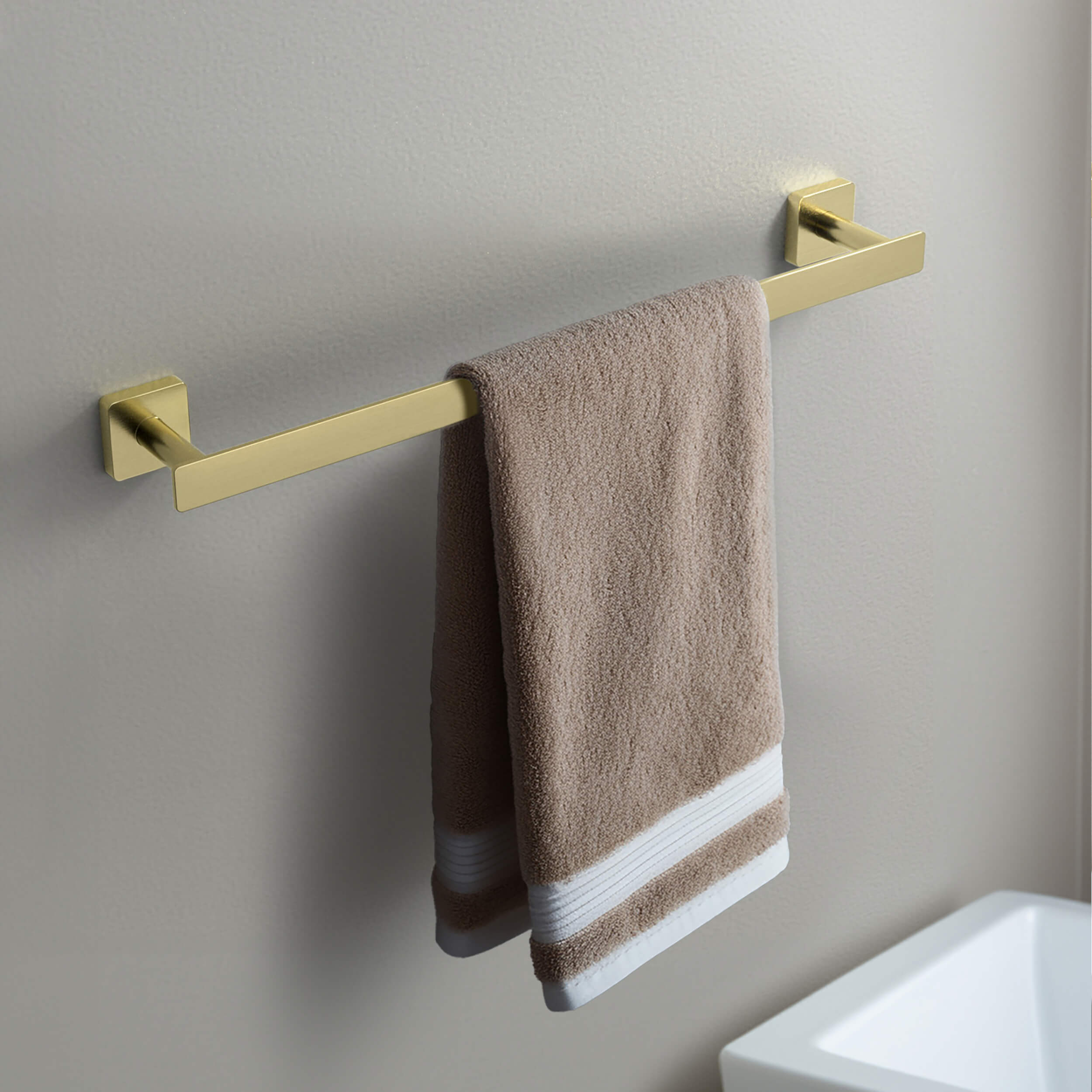 Fusion 18 inch Bathroom Towel Bar - CBA-1605 - Shop at Home Craft Studio - 3