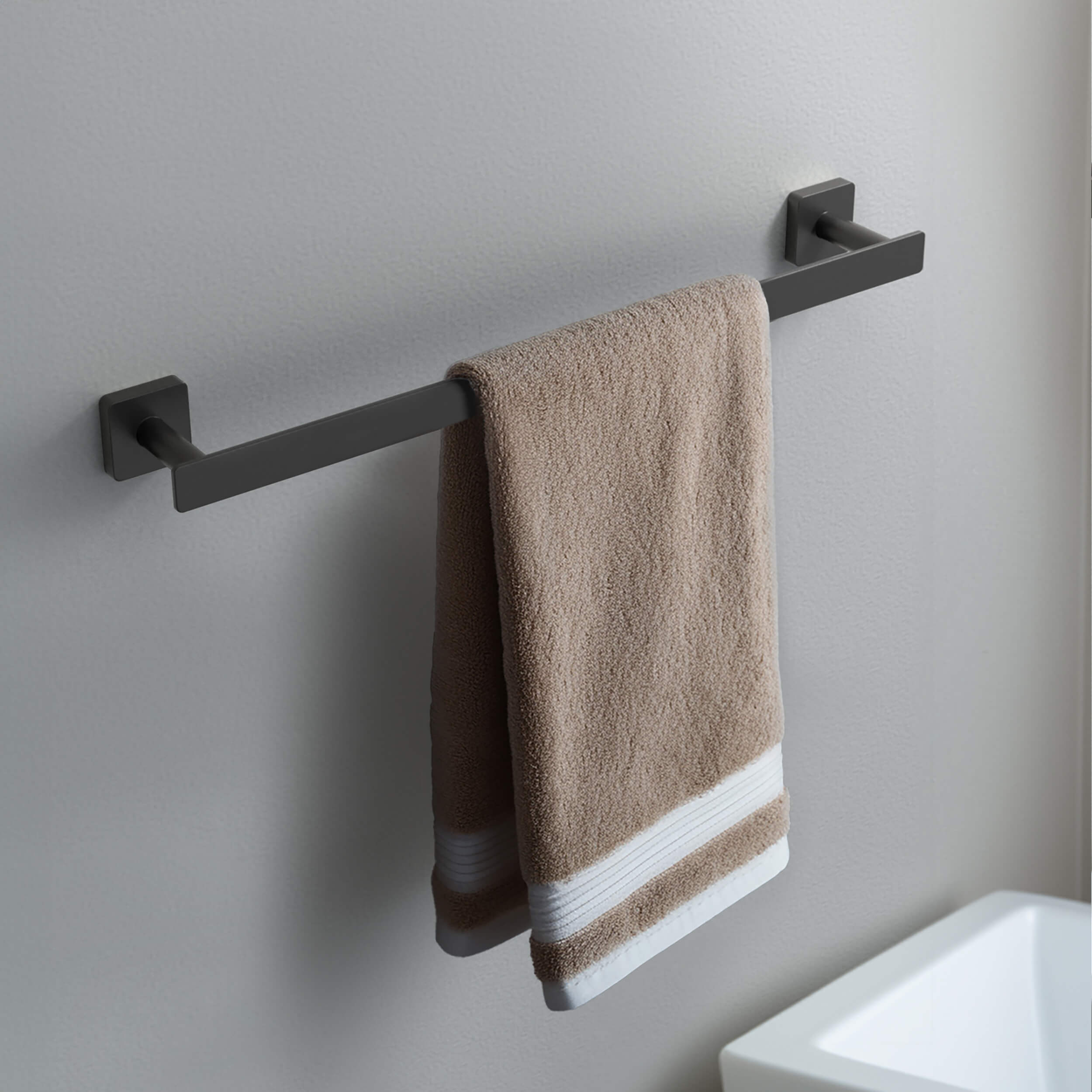 Fusion 18 inch Bathroom Towel Bar - CBA-1605 - Shop at Home Craft Studio - 24
