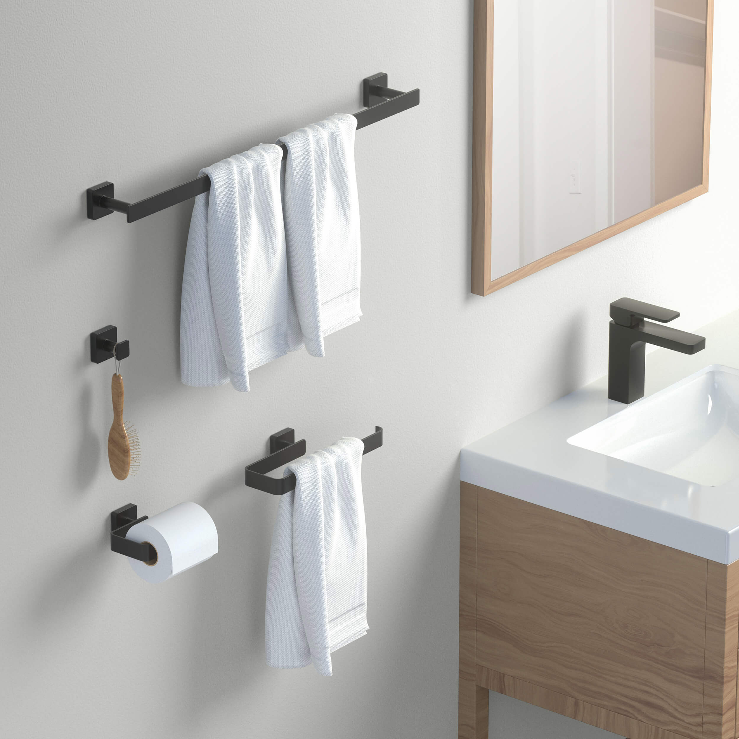 Fusion 4-Piece Bathroom Hardware Set - C-CBA16-4 - Shop at Home Craft Studio - 26