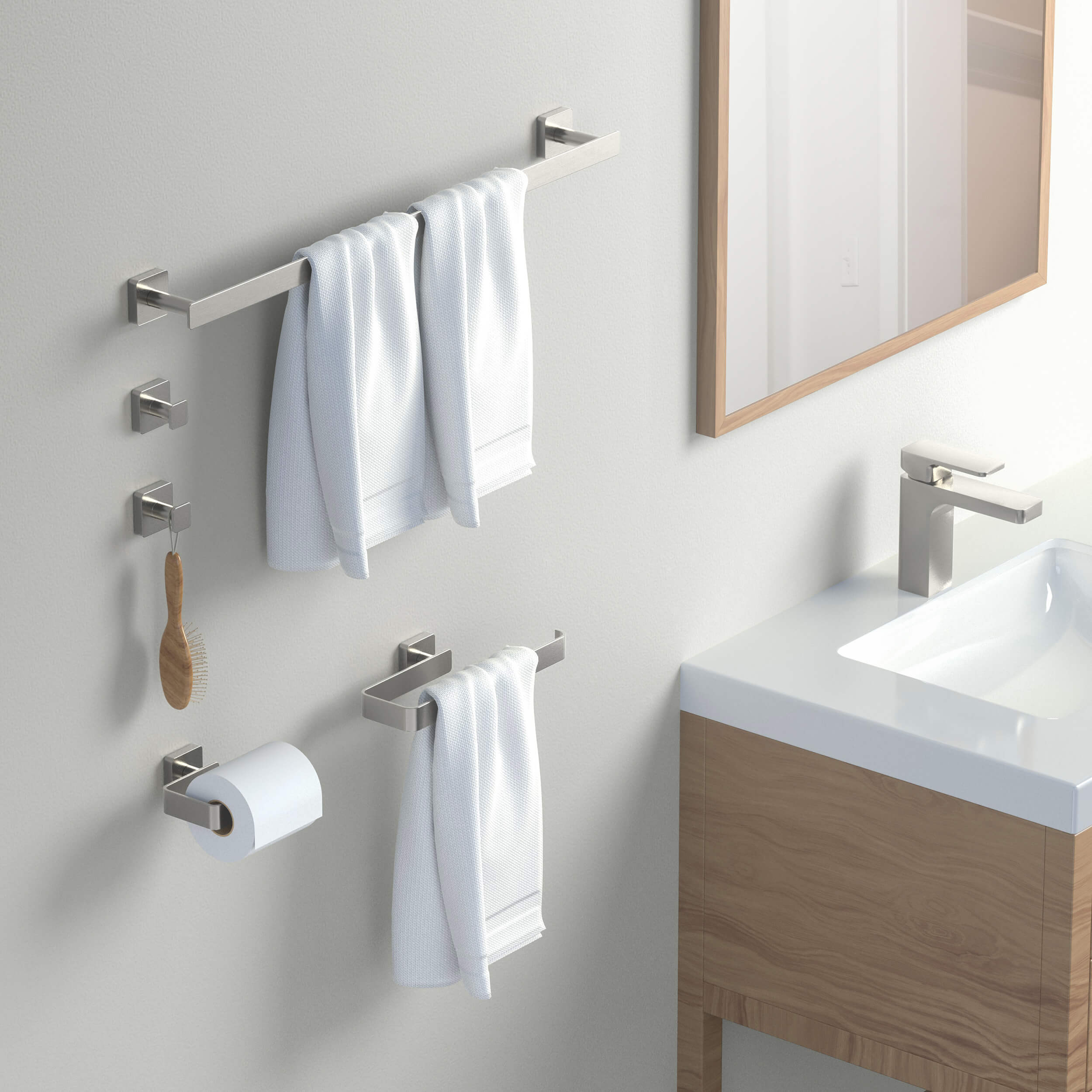 Fusion 5-Piece Bathroom Hardware Set - C-CBA16-5 - Shop at Home Craft Studio - 12