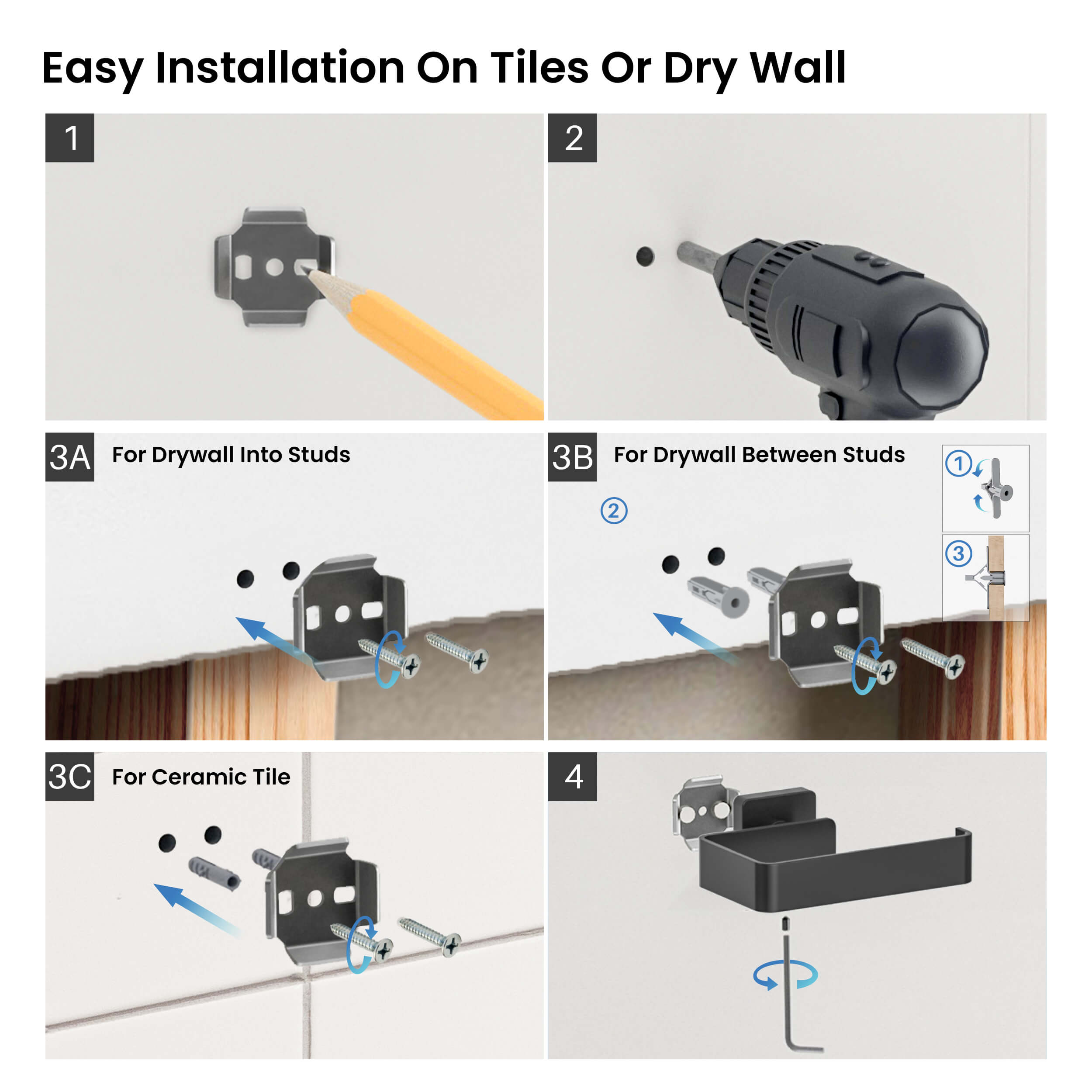 Fusion Bathroom Toilet Paper Holder - CBA-1602 - Shop at Home Craft Studio - 14
