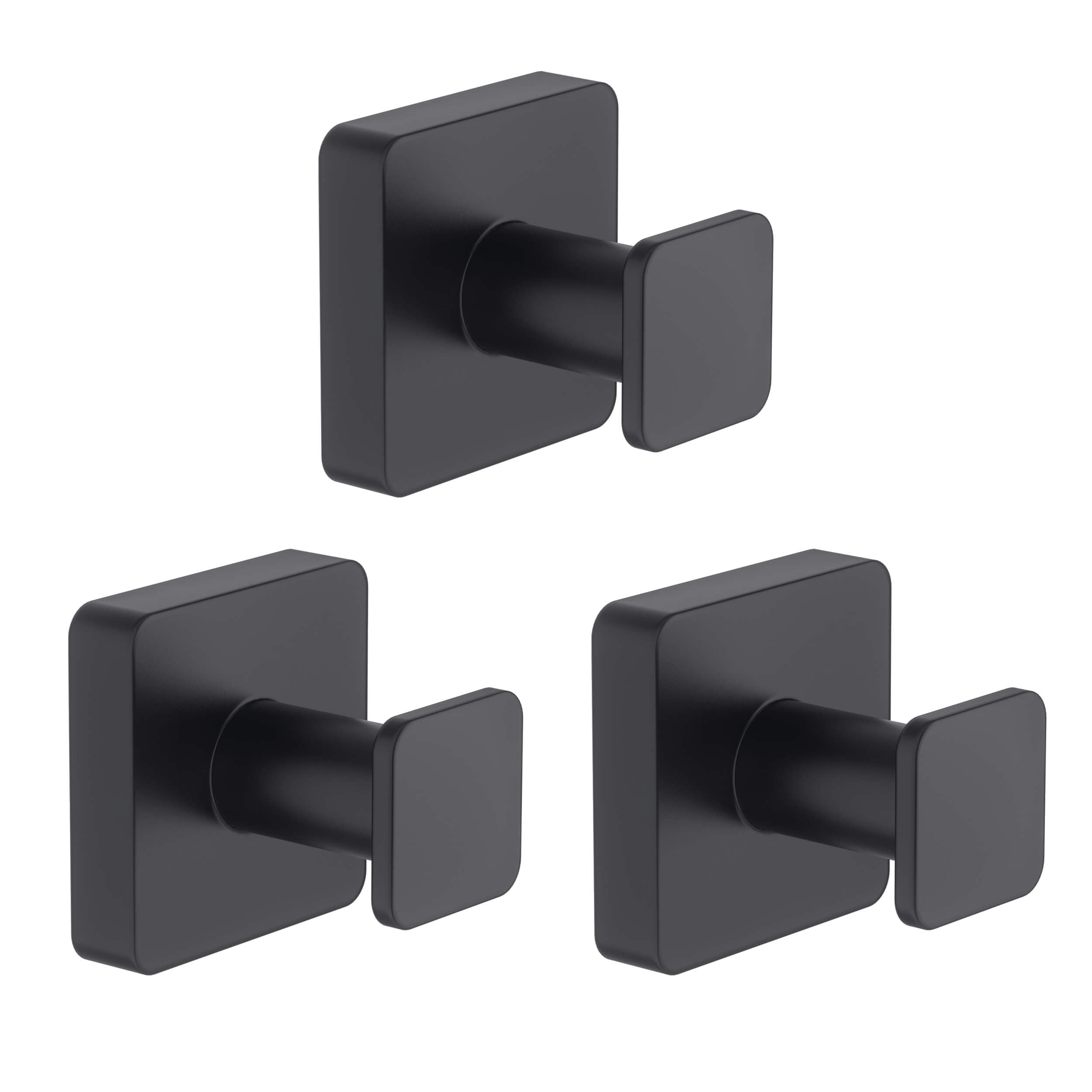 Fusion Bathroom Towel & Robe Hook 3 Count - CBA-1601-3PC - Shop at Home Craft Studio - 25