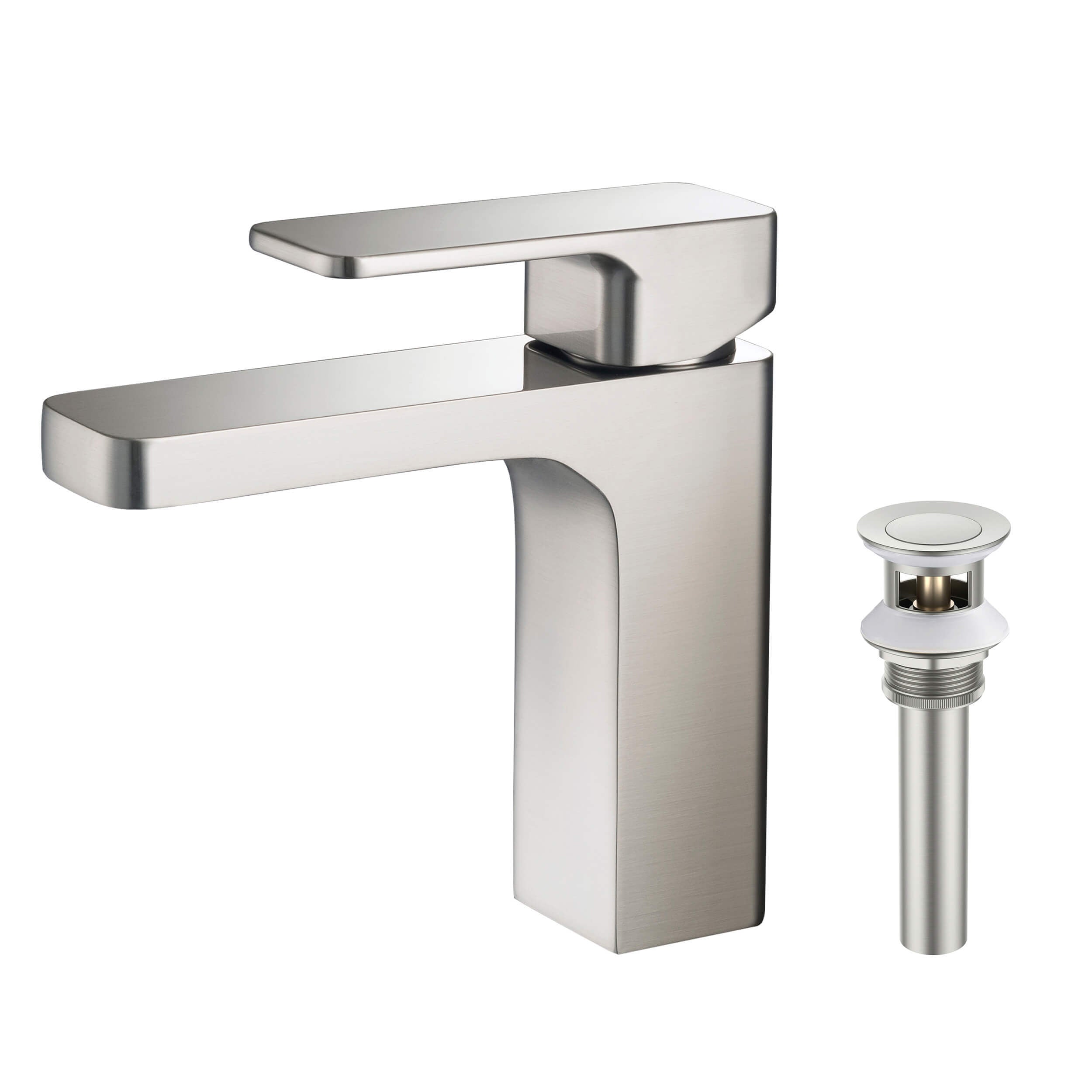 Fusion Single Handle Bathroom Vanity Sink Faucet with Pop Up Drain - CBF-1017 - Shop at Home Craft Studio - 6