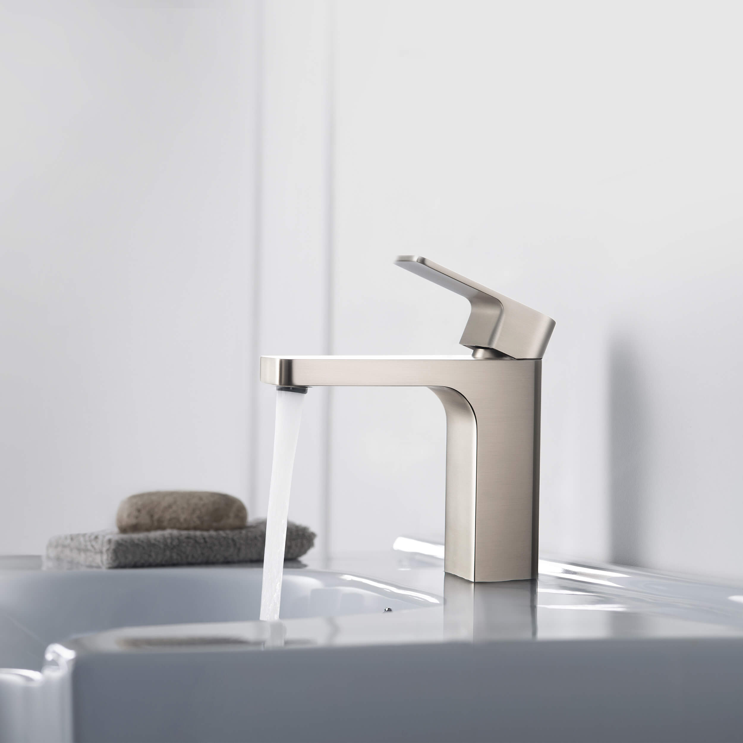 Fusion Single Handle Bathroom Vanity Sink Faucet with Pop Up Drain - CBF-1017 - Shop at Home Craft Studio - 9
