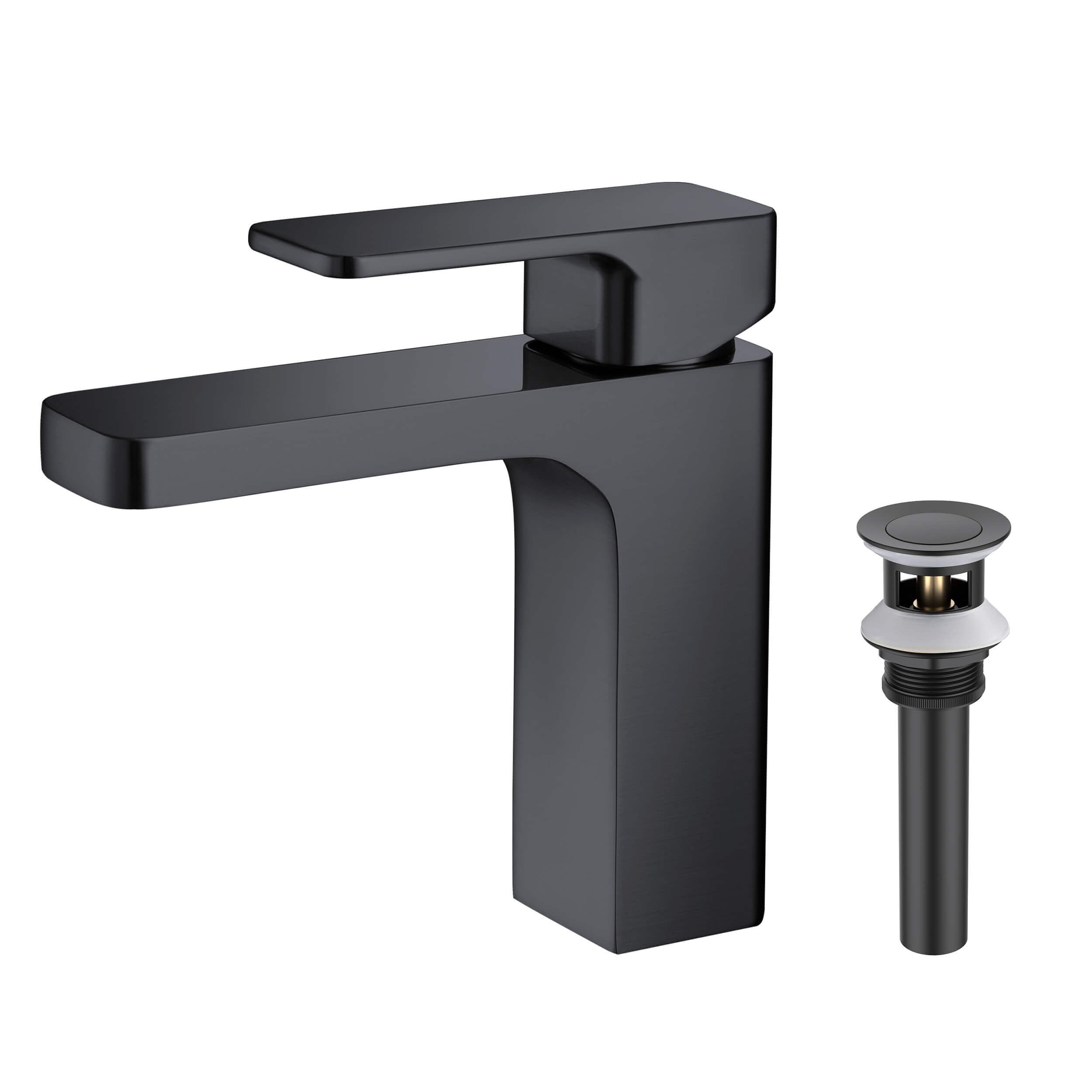 Fusion Single Handle Bathroom Vanity Sink Faucet with Pop Up Drain - CBF-1017 - Shop at Home Craft Studio - 18