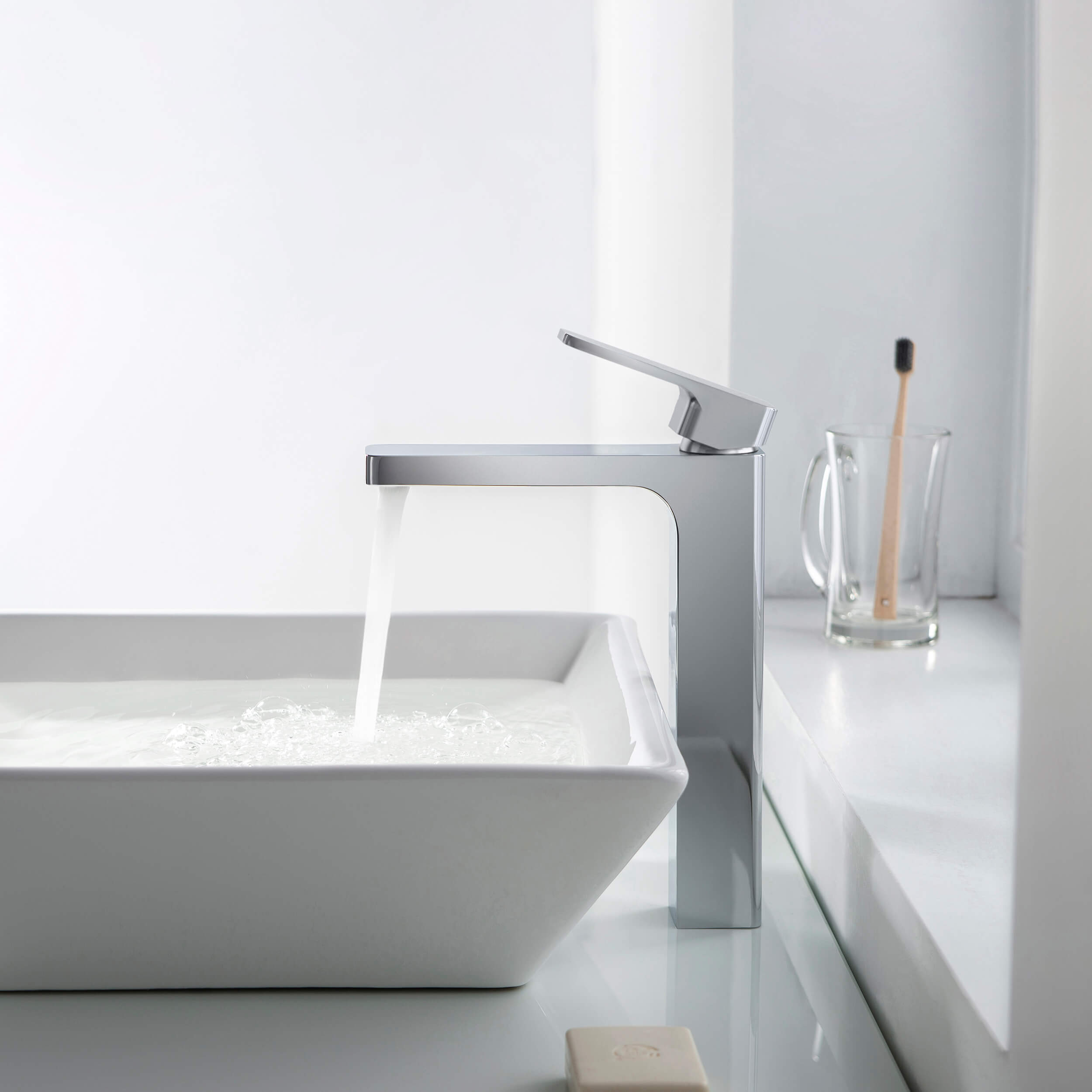 Fusion Single Handle Bathroom Vessel Sink Faucet with Pop Up Drain - CBF-1018 - Shop at Home Craft Studio - 13