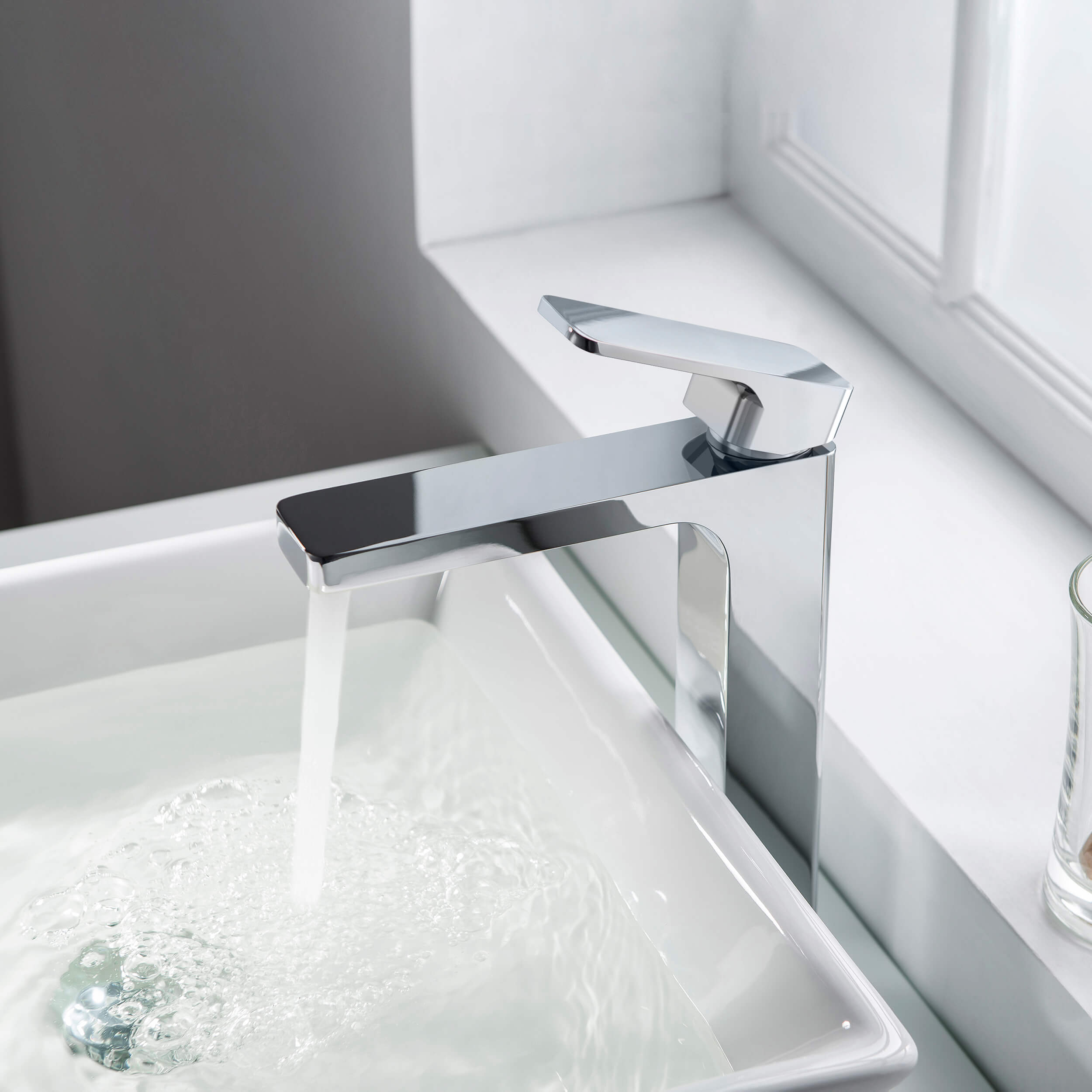 Fusion Single Handle Bathroom Vessel Sink Faucet with Pop Up Drain - CBF-1018 - Shop at Home Craft Studio - 14