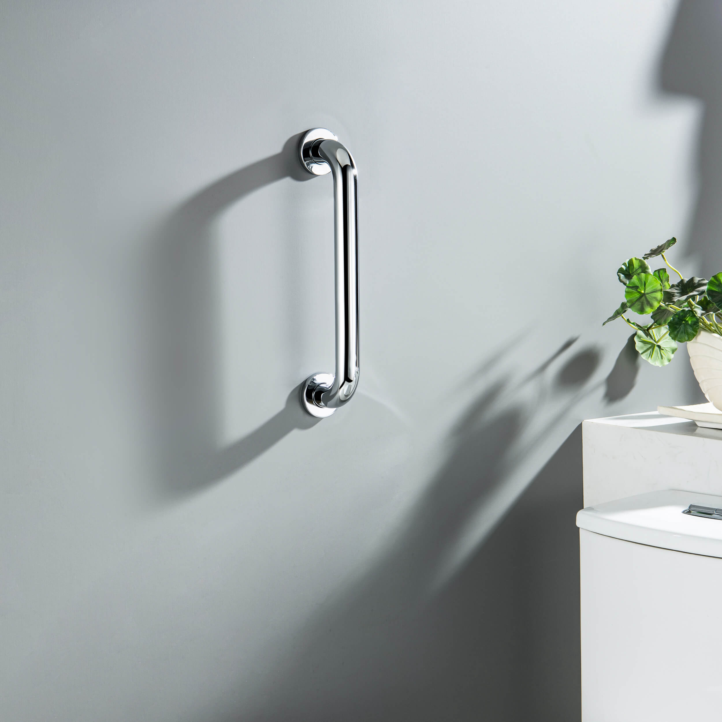 Halo 12" Stainless Steel Bathroom Safety Grab Bar - CGB-1012 - Shop at Home Craft Studio - 12