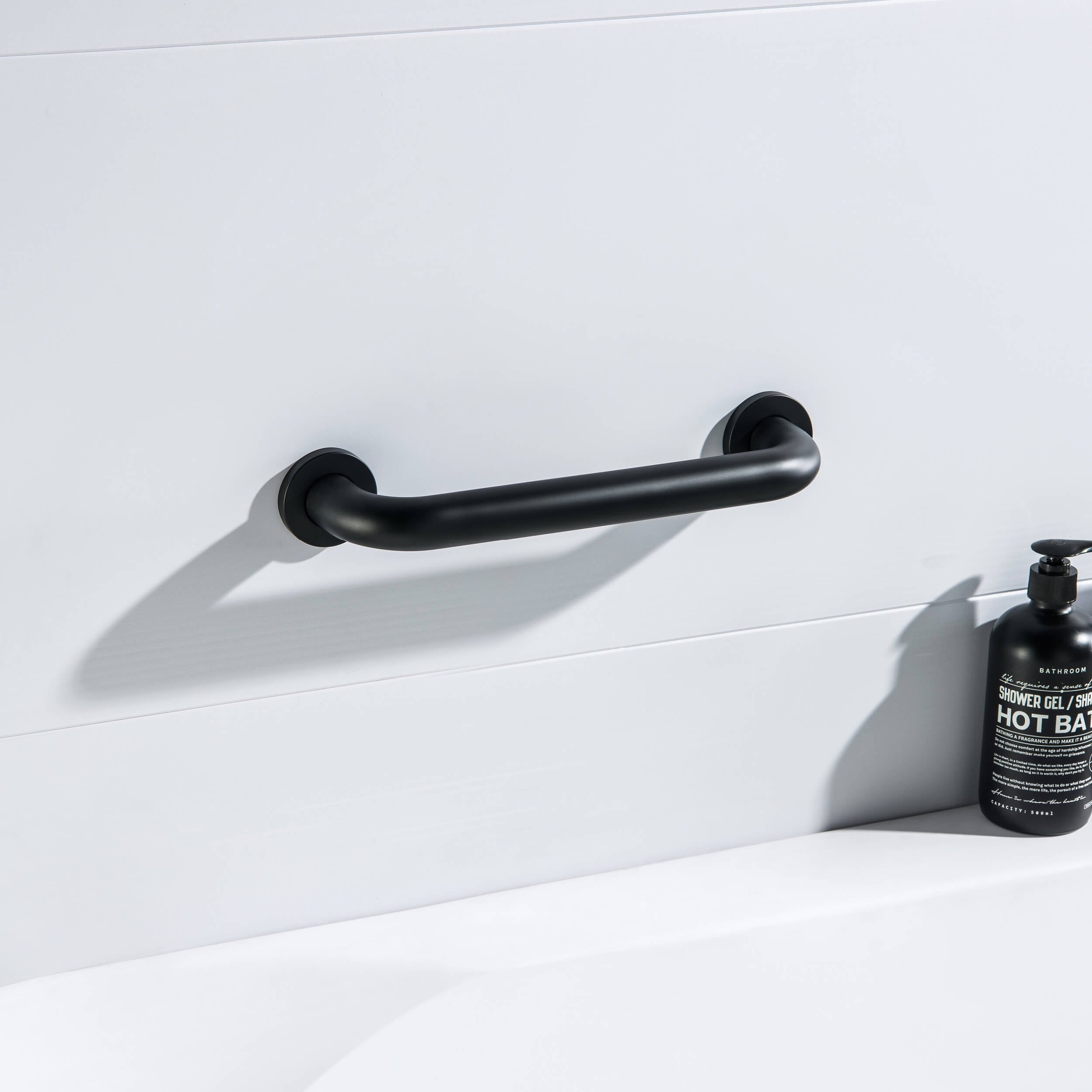 Halo 12" Stainless Steel Bathroom Safety Grab Bar - CGB-1012 - Shop at Home Craft Studio - 17