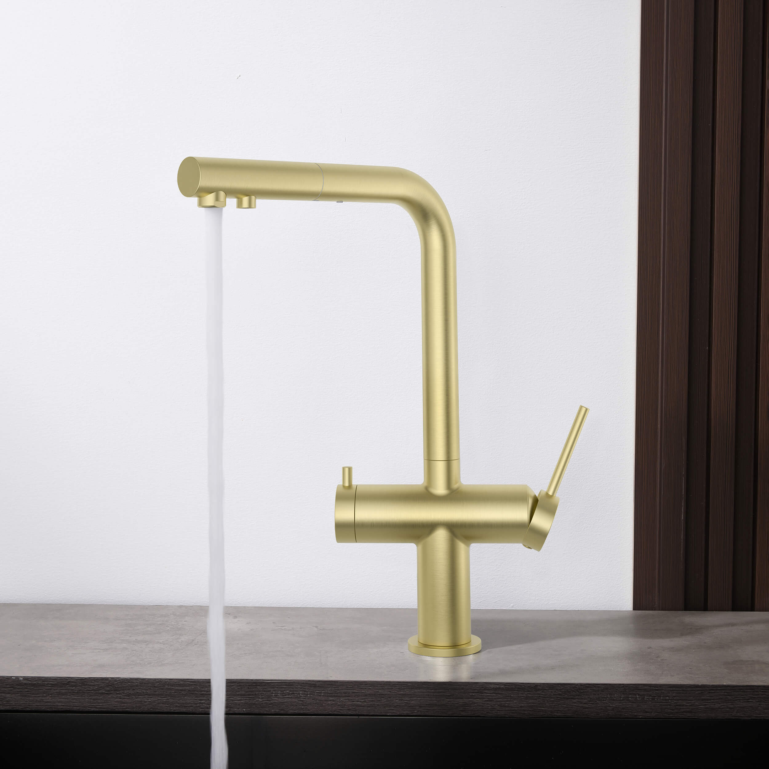 Halo 2-in-1 Pull Out Kitchen Filtration Faucet - CFF-502 - Shop at Home Craft Studio - 3