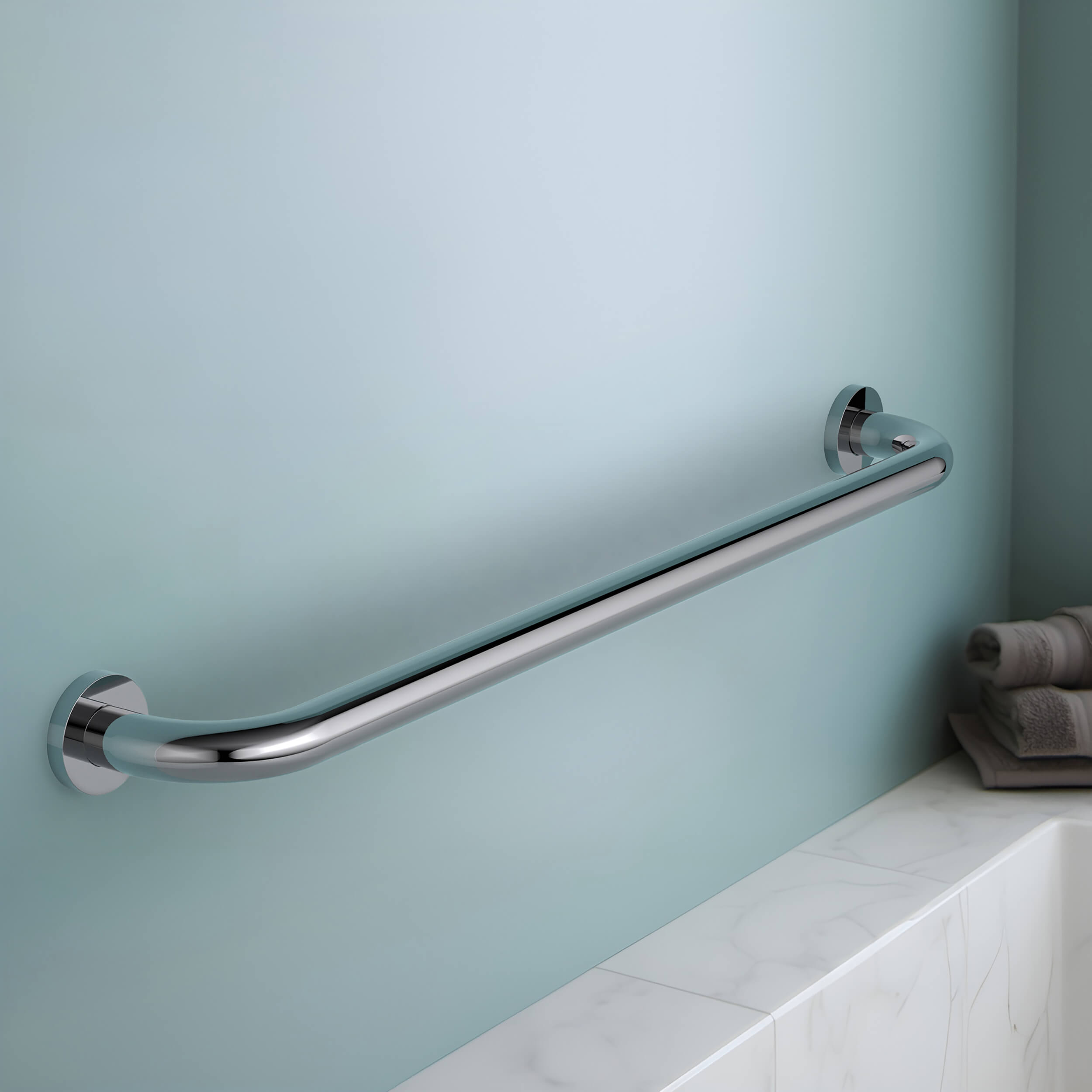 Halo 24" Stainless Steel Bathroom Safety Grab Bar - CGB-1024 - Shop at Home Craft Studio - 12