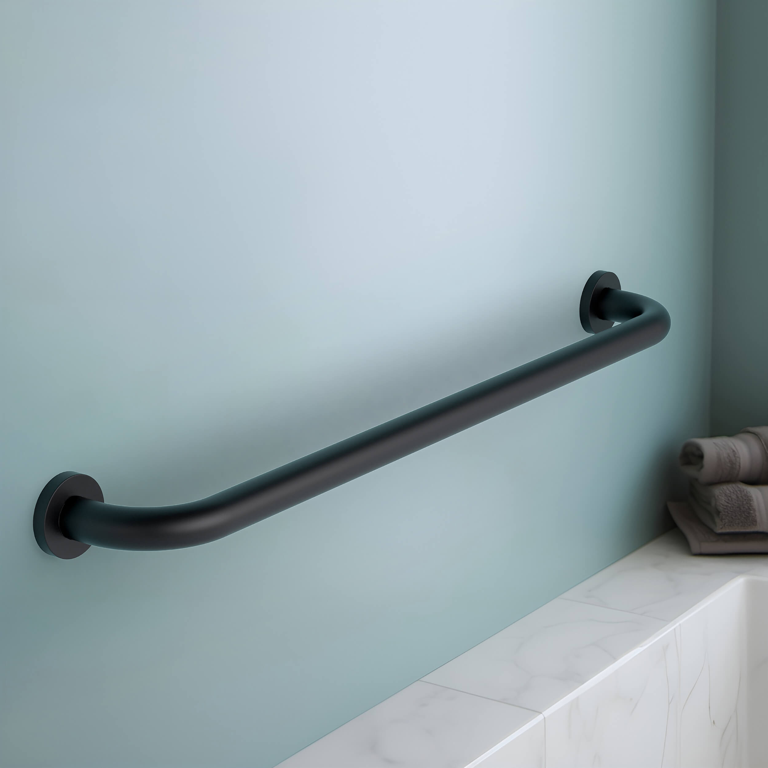 Halo 24" Stainless Steel Bathroom Safety Grab Bar - CGB-1024 - Shop at Home Craft Studio - 22