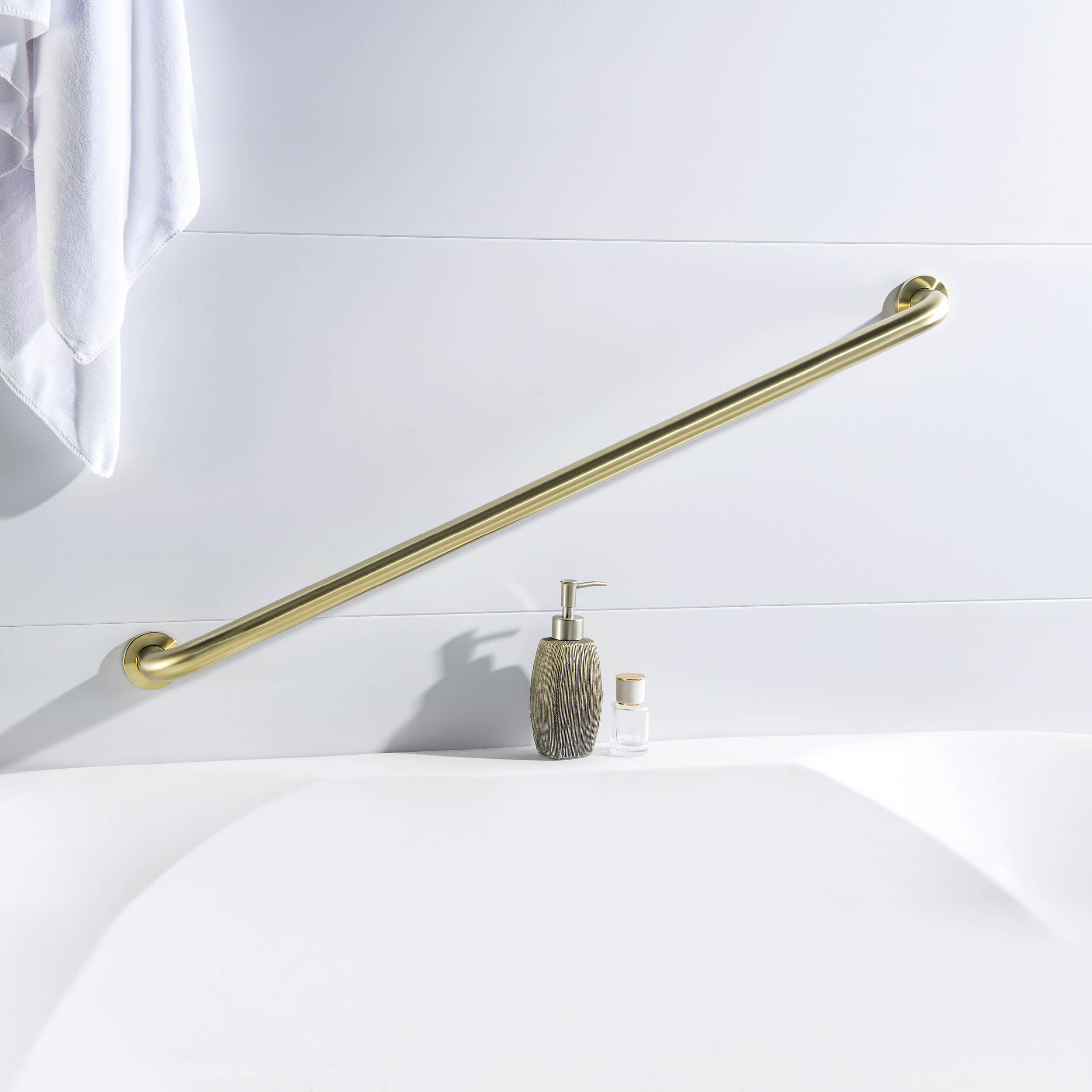 Halo 36" Stainless Steel Bathroom Safety Grab Bar - CGB-1036 - Shop at Home Craft Studio - 2
