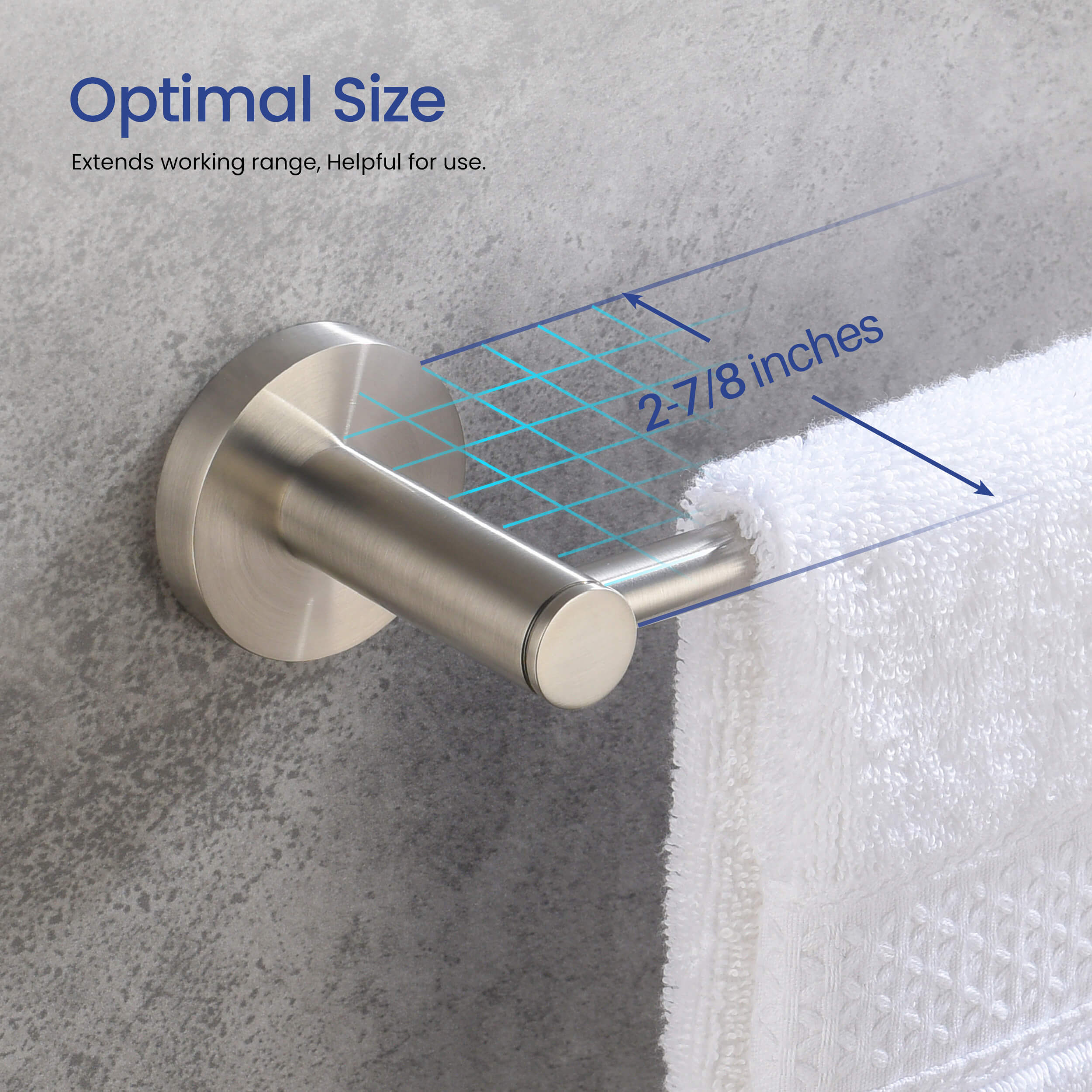 Halo 5-Piece Bathroom Hardware Set - C-CBA14-5-1 - Shop at Home Craft Studio - 14