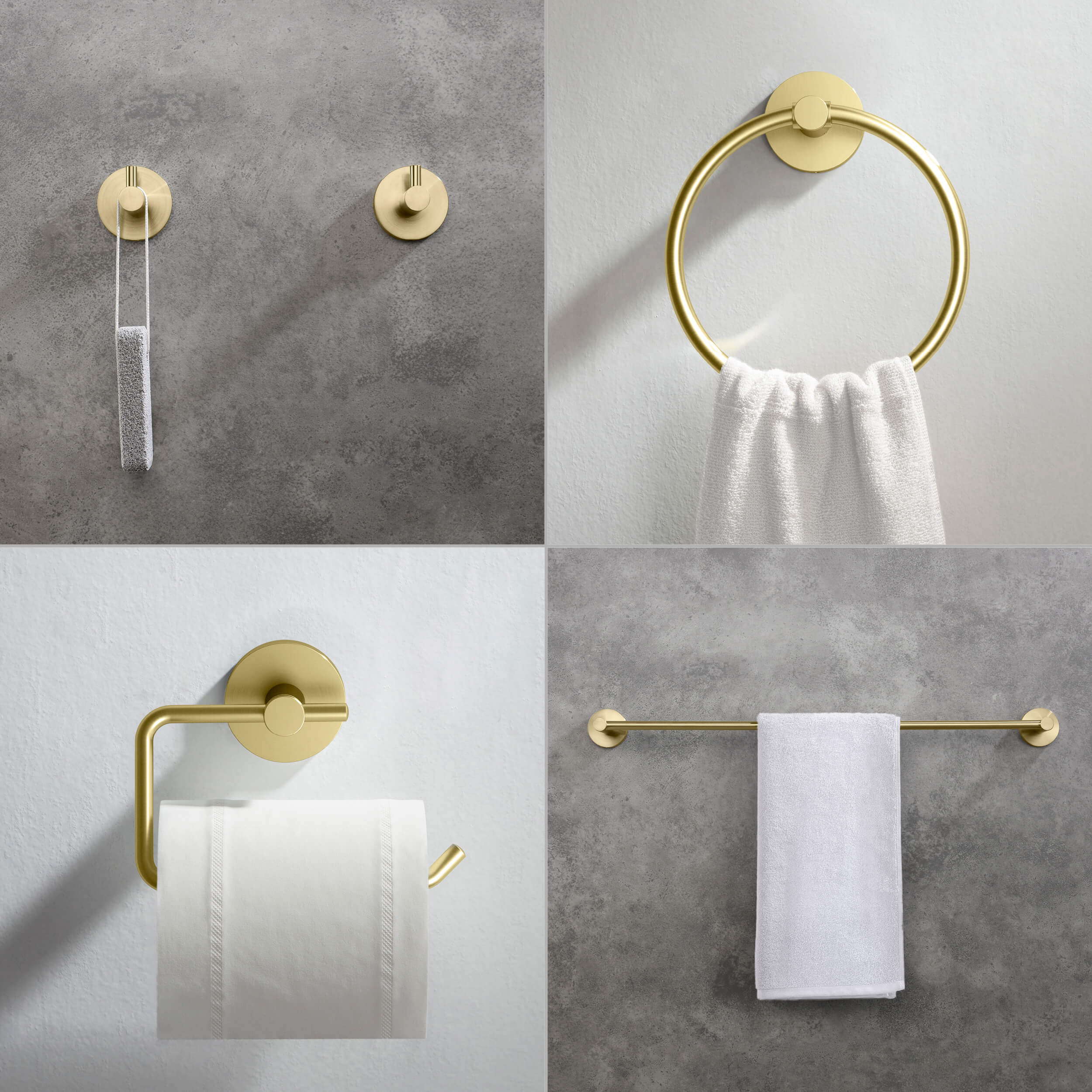 Halo 5-Piece Bathroom Hardware Set - C-CBA14-5-2 - Shop at Home Craft Studio - 4