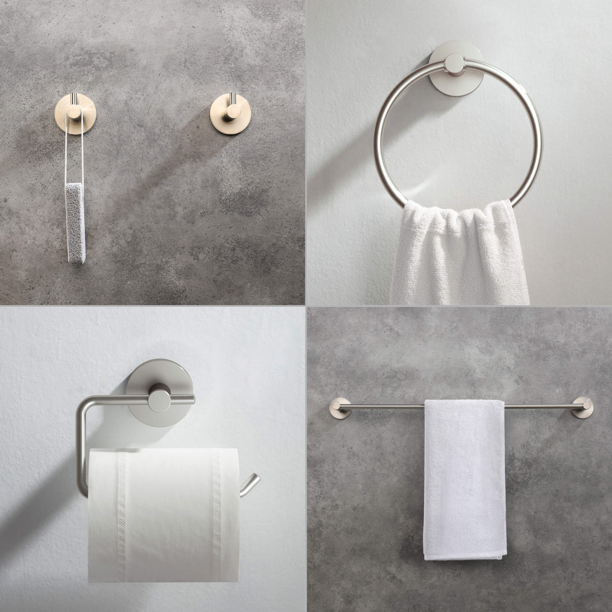 Halo 5-Piece Bathroom Hardware Set - C-CBA14-5-2 - Shop at Home Craft Studio - 15