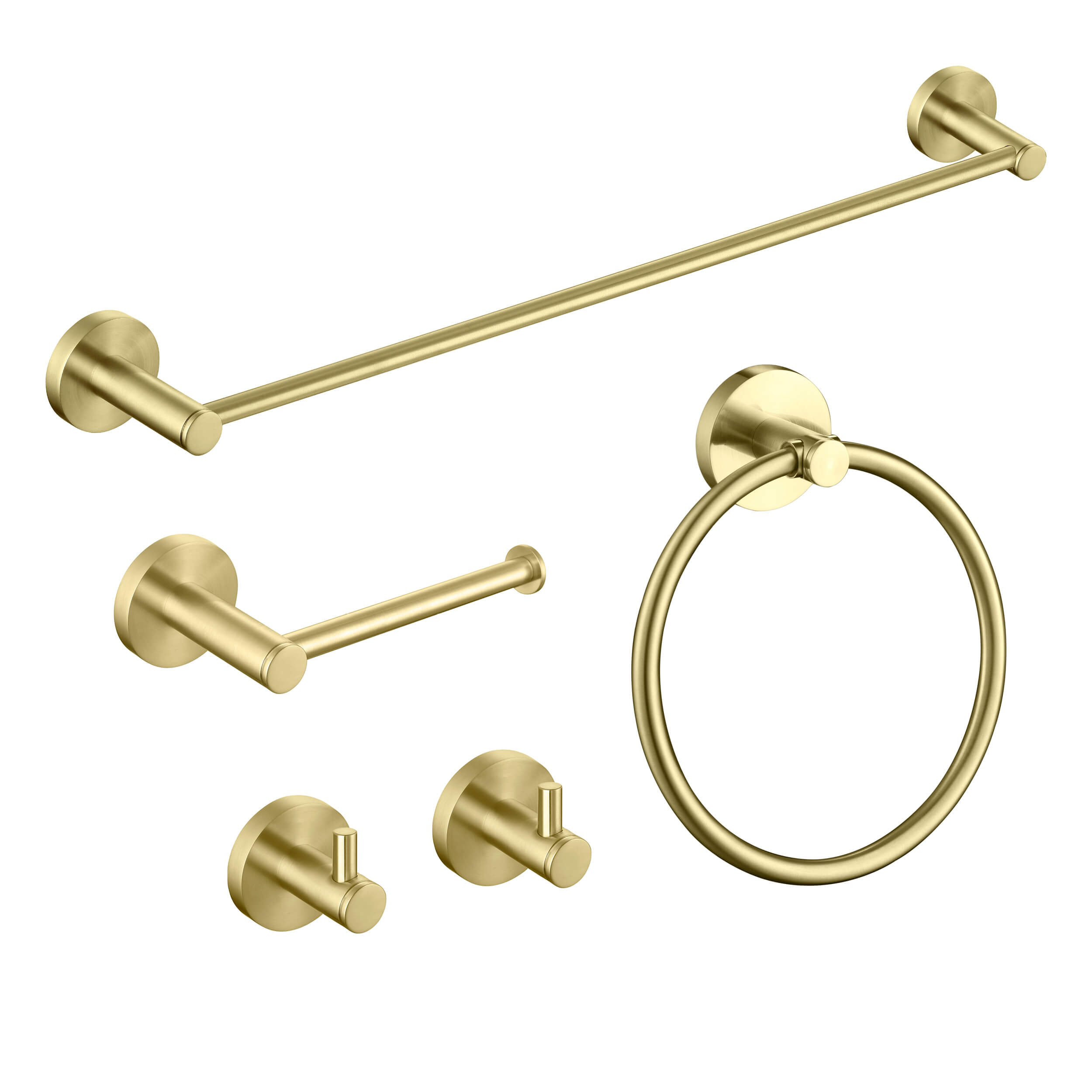 Halo 5-Piece Bathroom Hardware Set - C-CBA14-5-3 - Shop at Home Craft Studio - 1