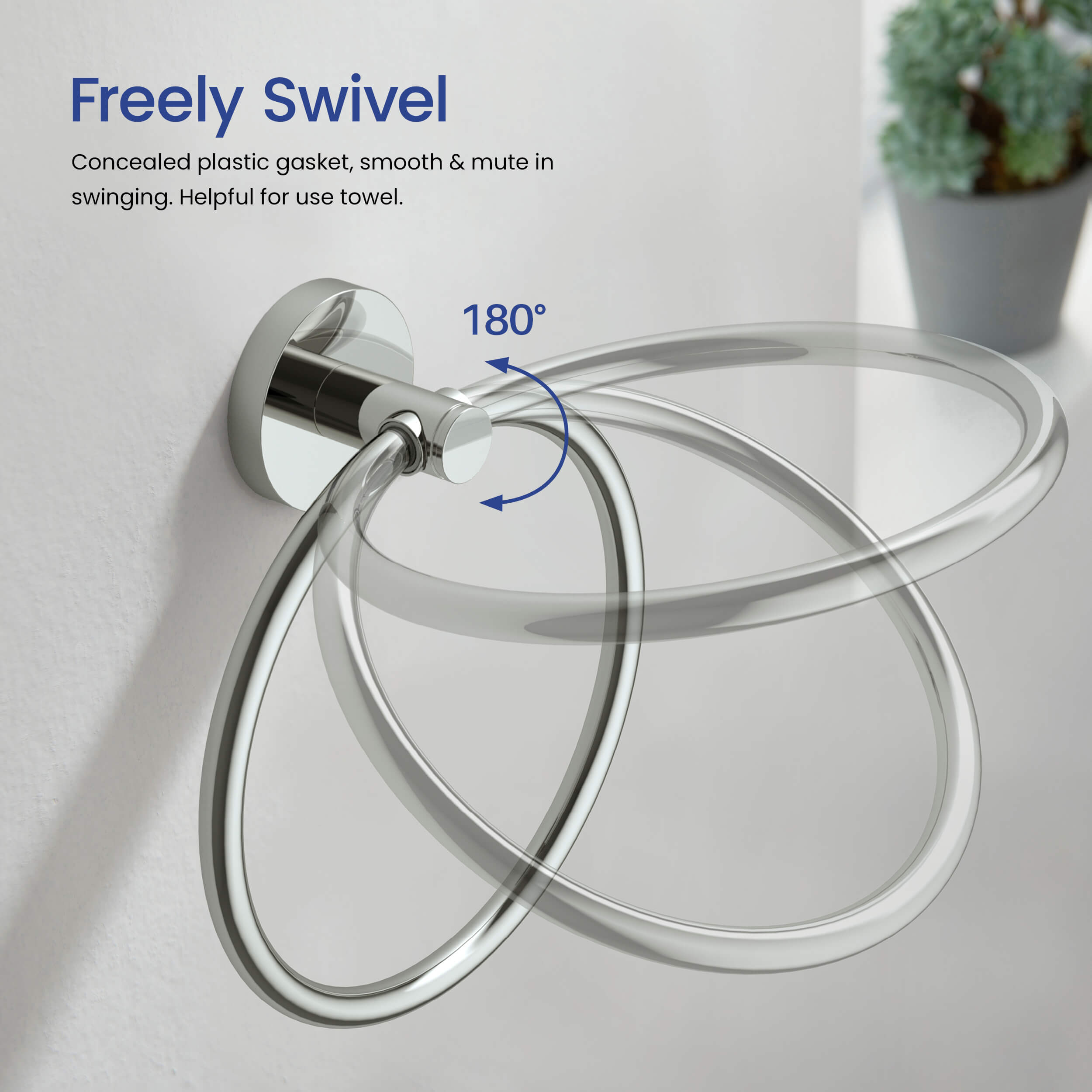 Halo 5-Piece Bathroom Hardware Set - C-CBA14-5-4 - Shop at Home Craft Studio - 27