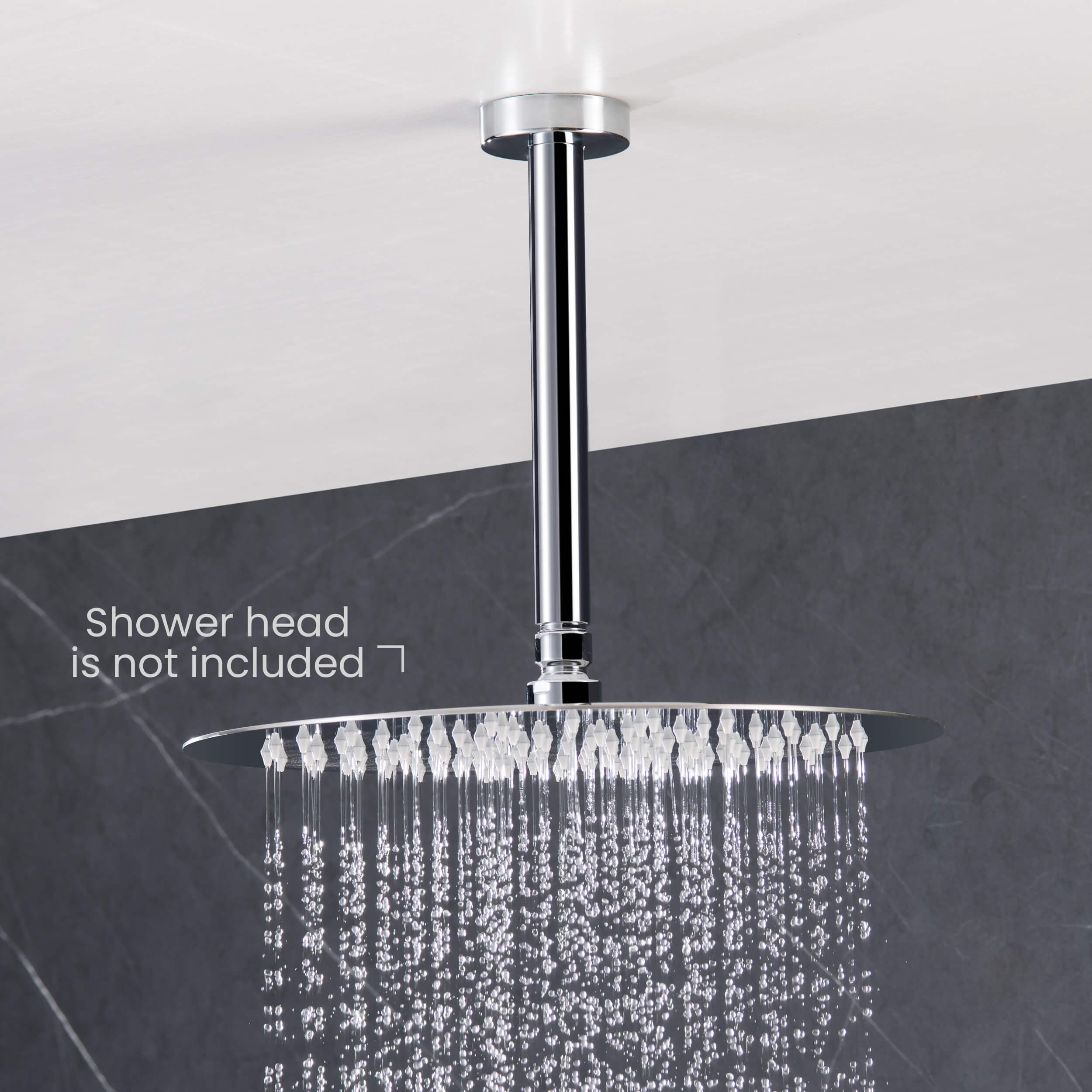 Halo 8" Ceiling Mounted Shower Arm - SA0800 - Shop at Home Craft Studio - 10